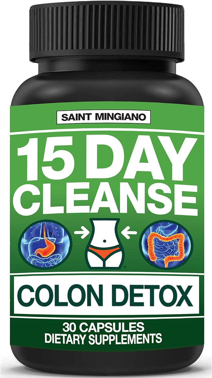 Saint Mingiano 15 Day Cleanse | Colon Detox with Natural Laxative Saint Mingiano Store buy supplements canada