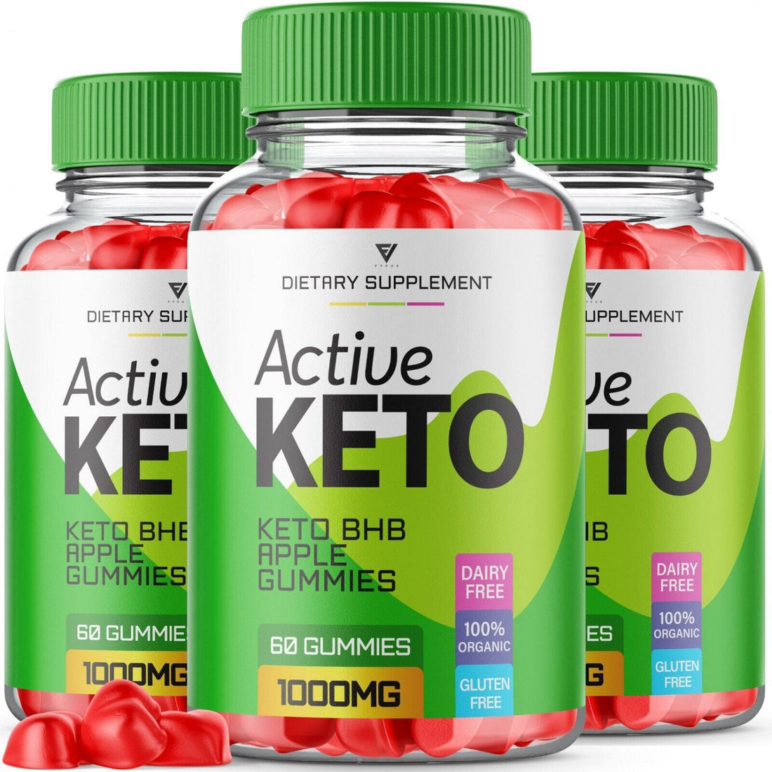 3x Active Keto BHB ACV Gummies 1000MG Apple Cider Vinegar (180 Gummies) Purvia buy supplements canada