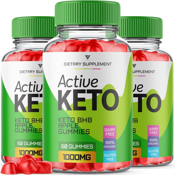 3x Active Keto BHB ACV Gummies 1000MG Apple Cider Vinegar (180 Gummies) Purvia buy supplements canada
