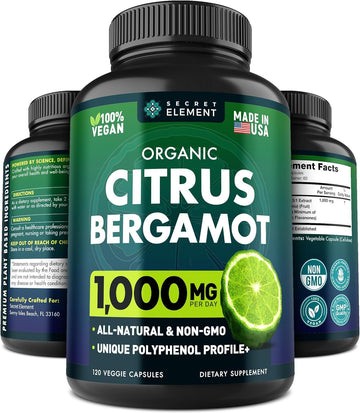 Citrus Bergamot Extract 1000mg - Organic Citrus Bergamot Supplement the Secret Element Store buy supplements canada