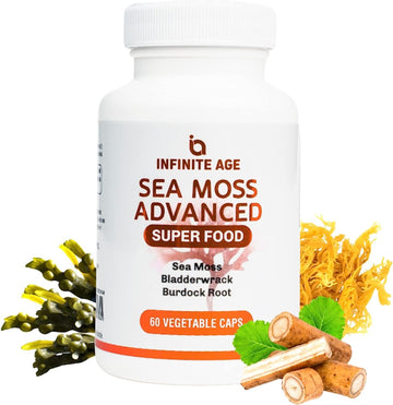 INFINITE AGE: 1250mg Sea Moss Advanced Superfood - High-Potency, Vegan INFINITE AGE Store buy supplements canada