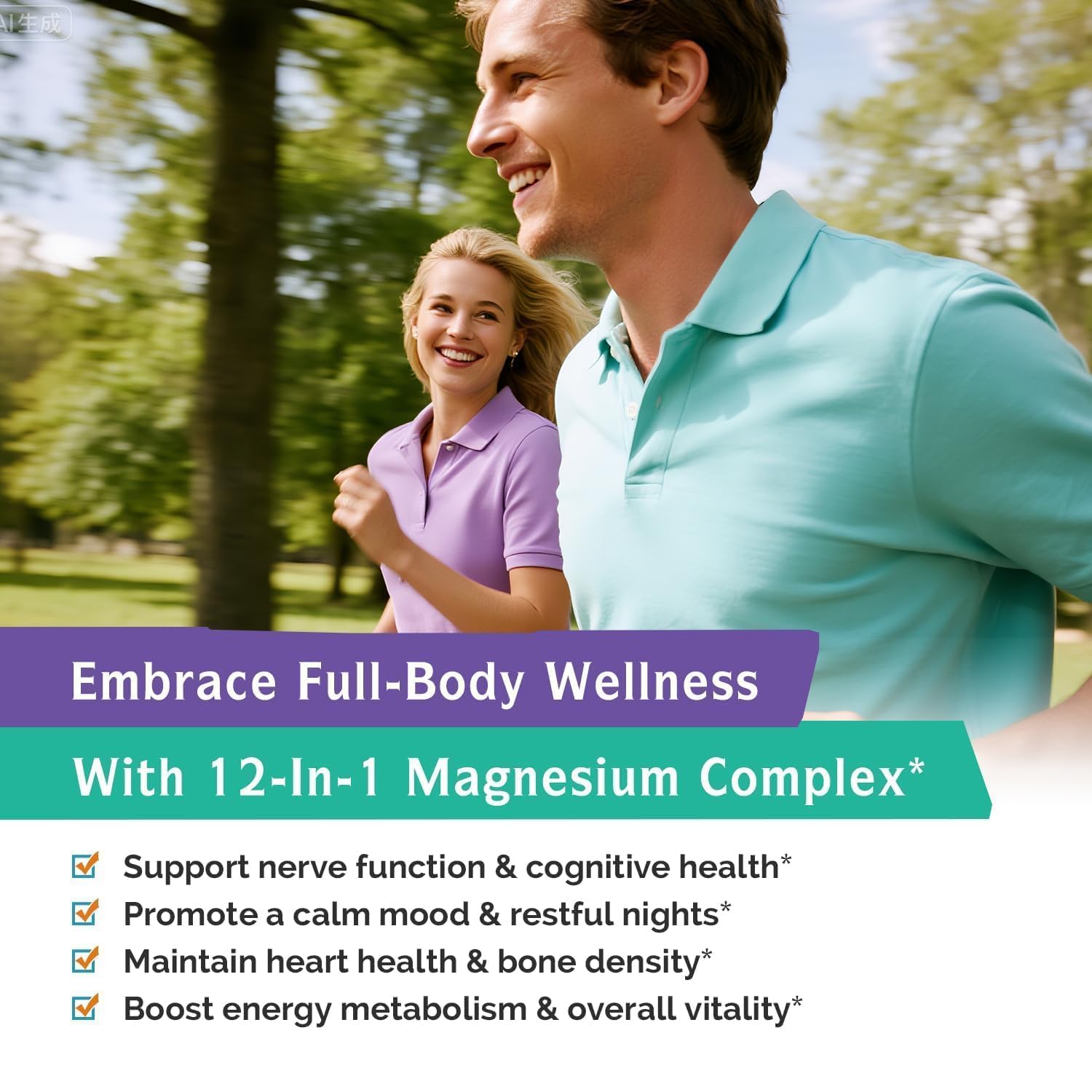 Innate Vitality 12-in-1 Magnesium Complex, 500 mg Elemental Mag, with Magnesium Glycinate Malate Taurate Aspartate & More, Innate Vitality buy supplements canada