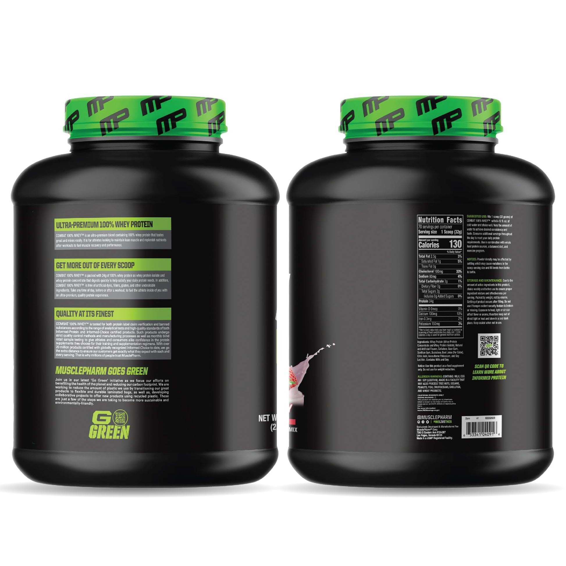 MusclePharm Combat 100% Whey Protein Powder, Strawberry Cream Flavor Muscle Pharm buy supplements canada