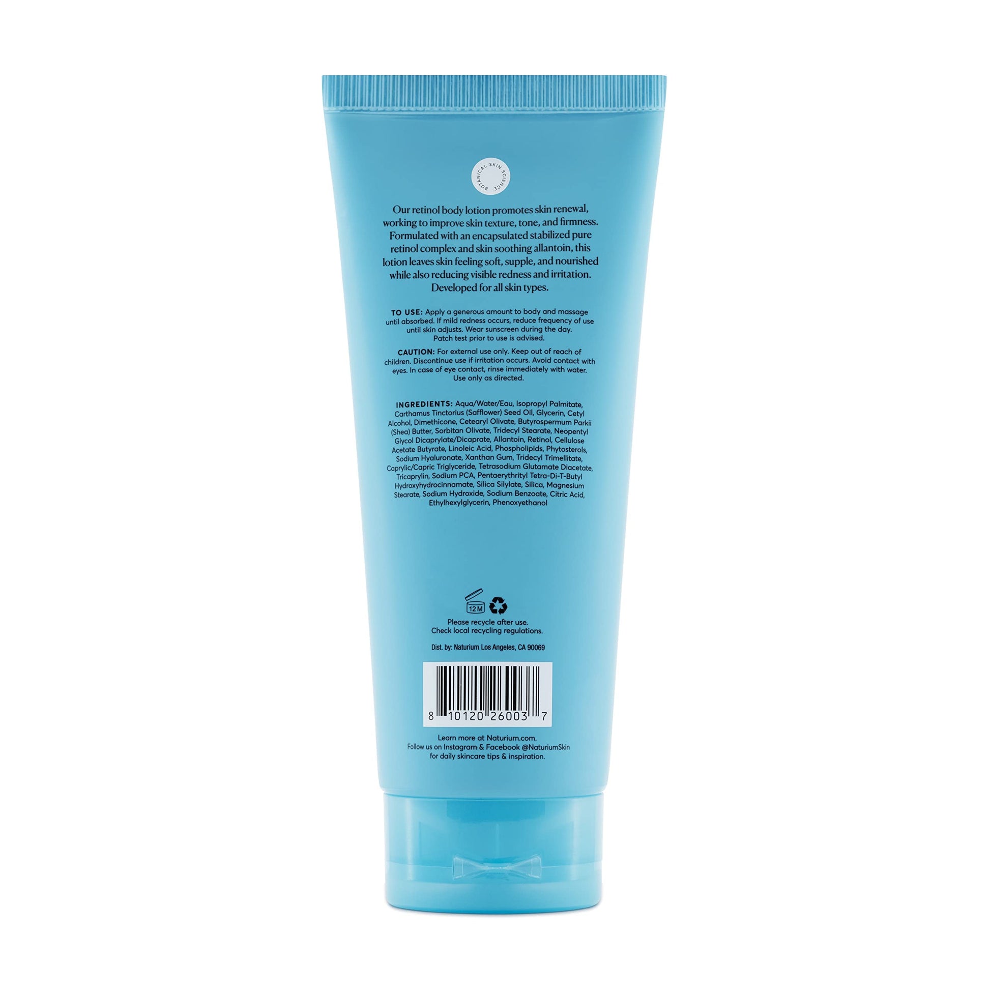 Naturium Skin-Renewing Retinol Body Lotion, Advanced Firming Anti-Aging Skin Care, with Encapsulated Retinol & Shea Butter, 8 oz Naturium buy supplements canada