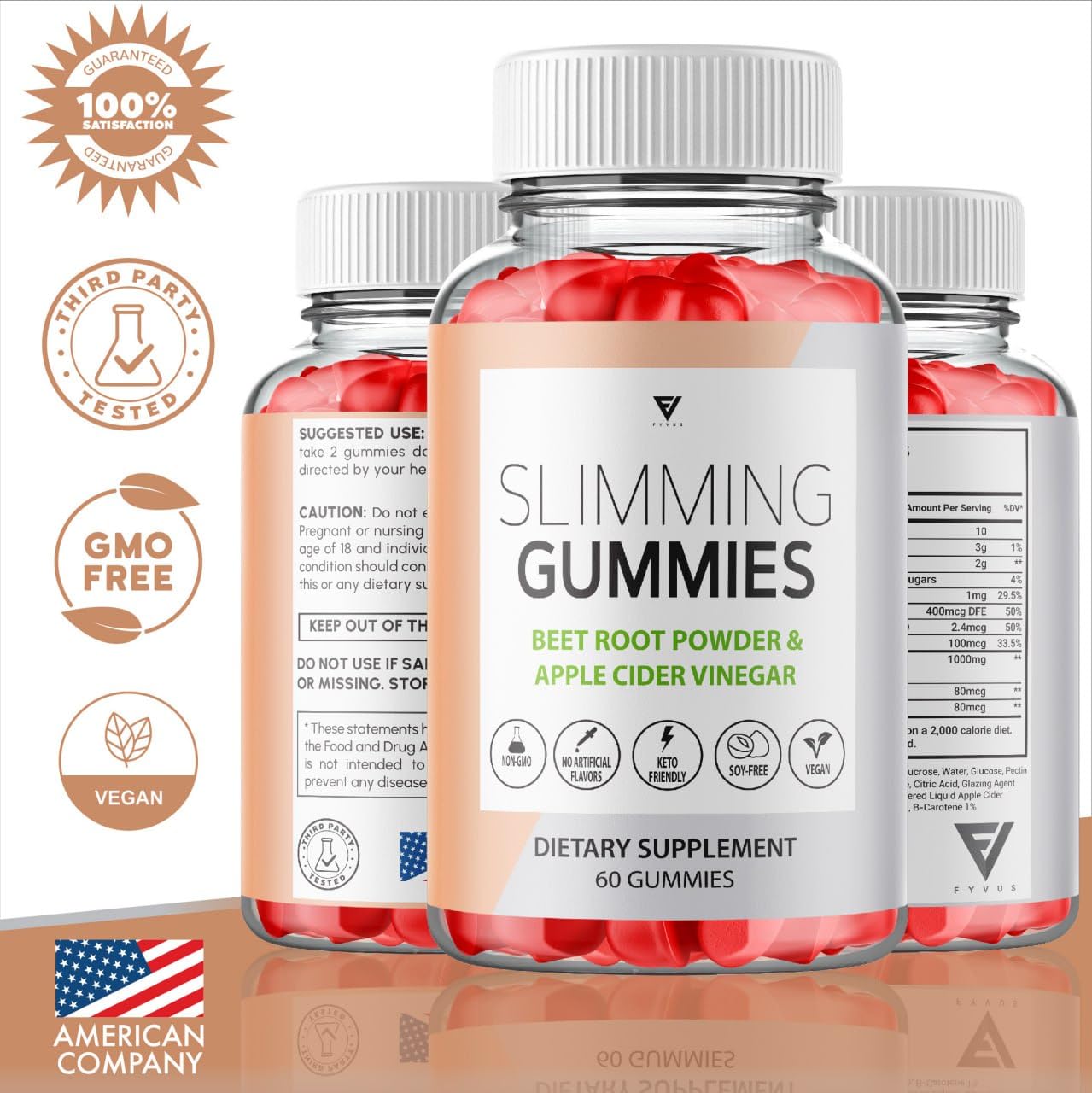(3 Pack) Slimming Gummies It Works for Weight Loss with Apple Cider Vinegar Itworks Its Fyvus buy supplements canada