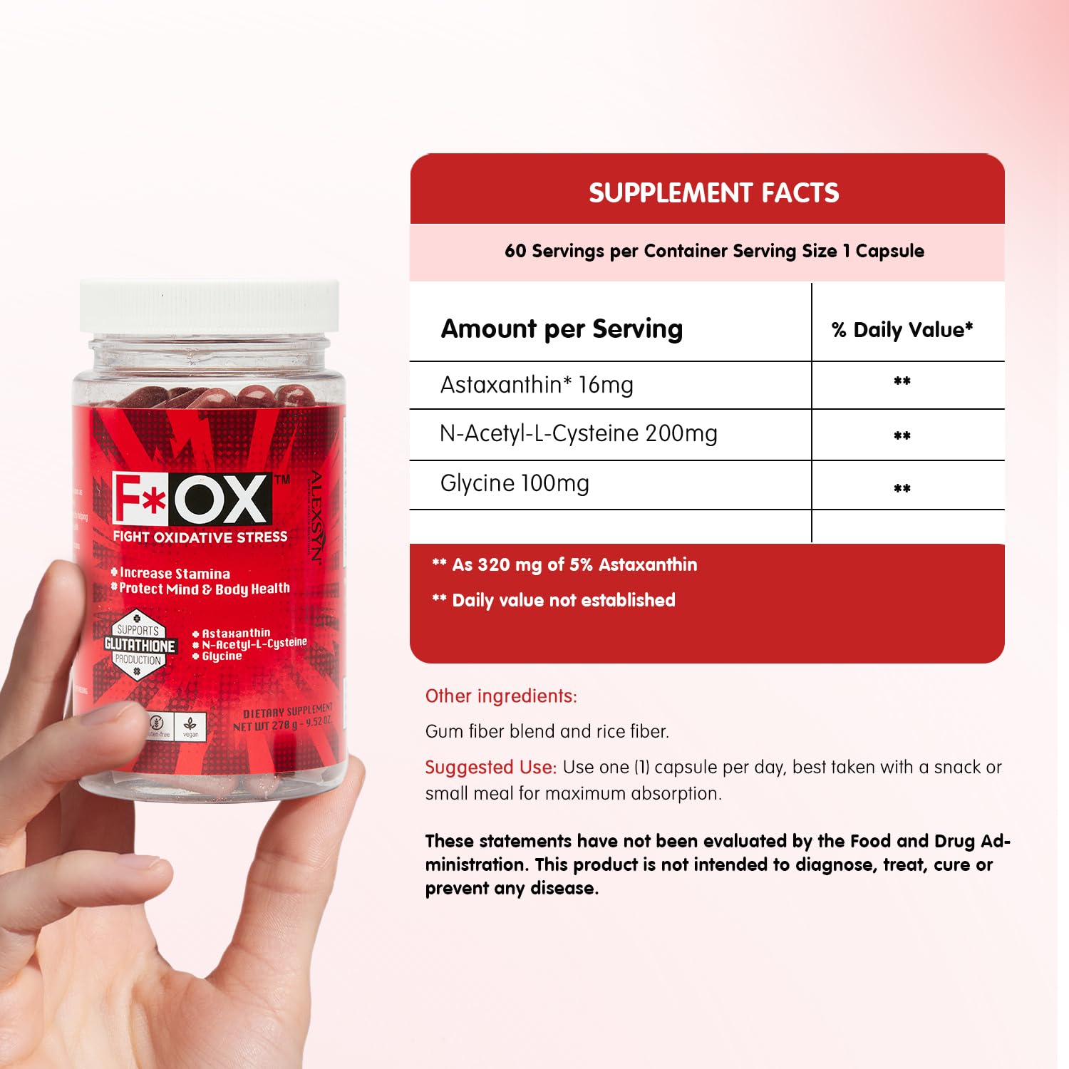 Alexsyn Antioxidant Support Formula – Concentrated Vegan & Gluten-Free Capsules – Helps Defend Against Oxidative Stress and Maintain Daily Vitality – 60 Capsules Alexsyn buy supplements canada