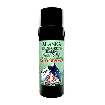 Snowy Summit Alaska Rainforest 2X Salve Stick - Salve for Dry Skin & Joint Relief - Natural Salve for Soothing Skin with Gentle Aroma - Body & Hand Salve - Muscle Rub Alaskan Devil’s Club Oil Snowy Summit buy supplements canada