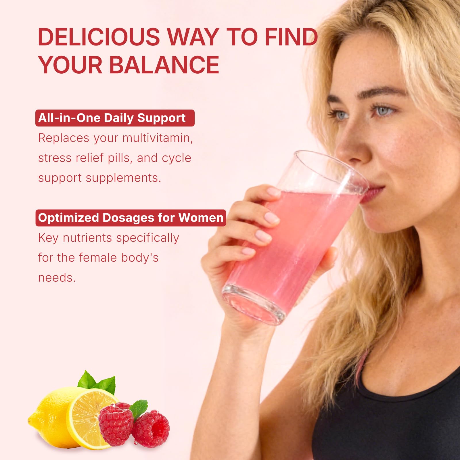 Veltracha Hormone Balance for Women, Myo & D-Chiro Inositol Powder with Folate & Amino Acid & Ashwagandha - Ovarian Support, Mood Regulation & PMS Relief, Raspberry Lemon, 15 Servings Veltracha buy supplements canada