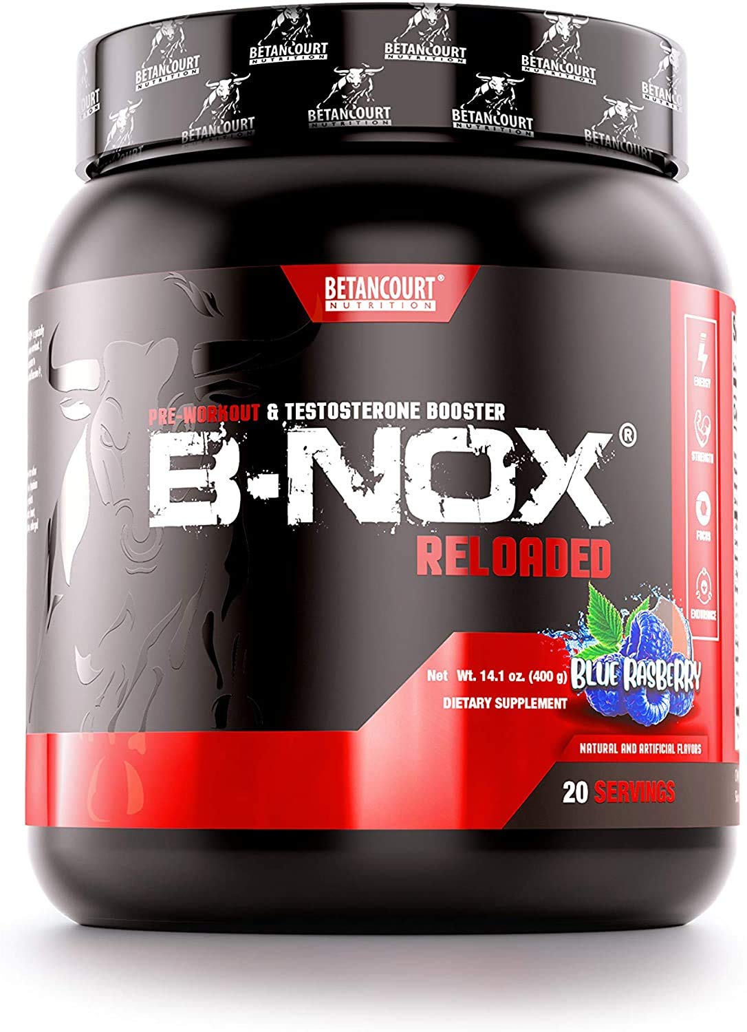 Betancourt Nutrition B-Nox Reloaded Pre Workout | Energy + Focus | Beta Alanine Betancourt Nutrition buy supplements canada