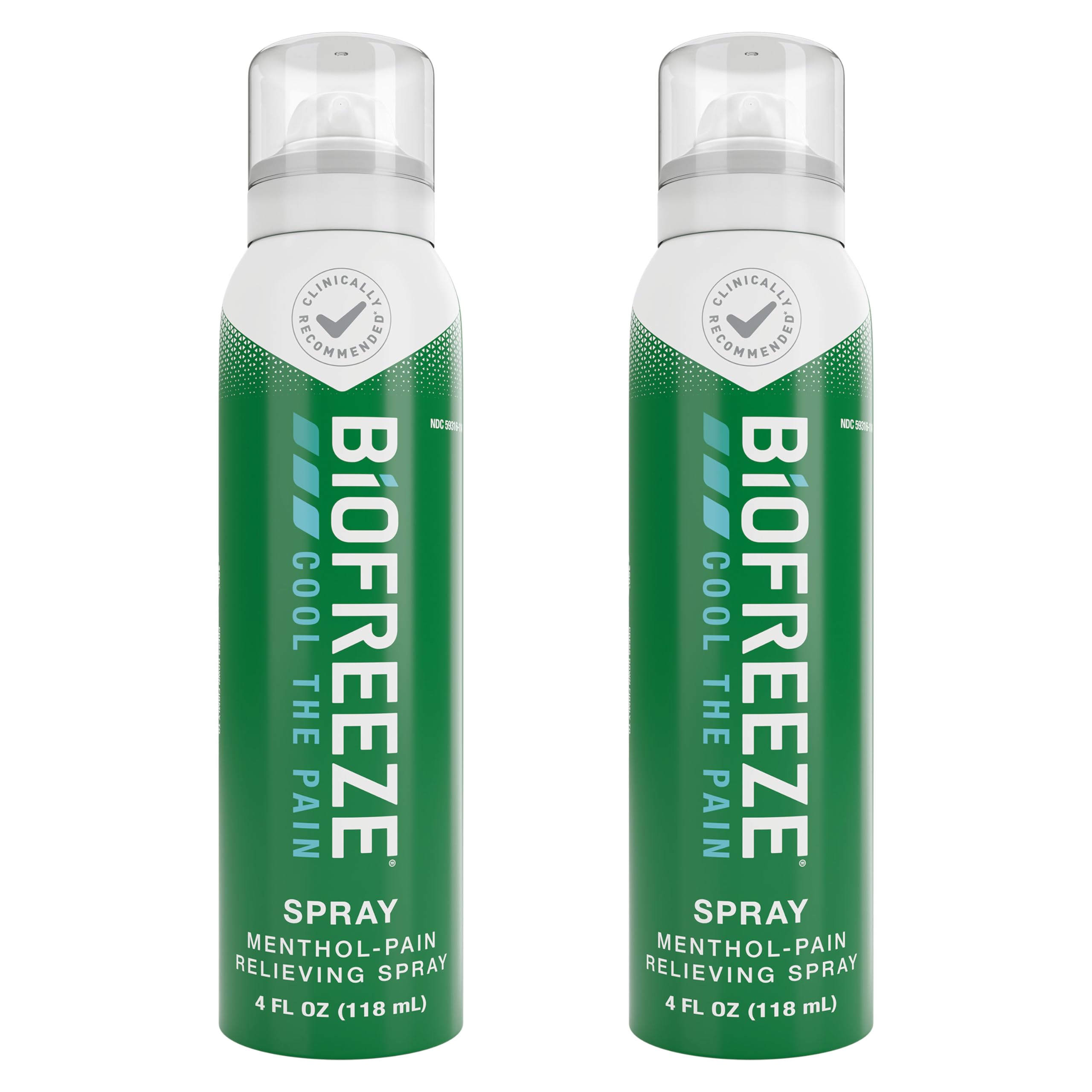 Biofreeze Pain Relief Spray, Arthritis Pain Reliever, Knee & Lower Back Pain Relief, Sore Muscle Relief, Neck Pain Relief, 2 Pack (4 FL OZ Biofreeze Menthol Spray) Biofreeze buy supplements canada