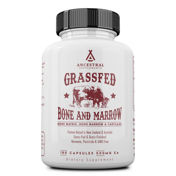 Ancestral Supplements Grass Fed Beef Bone and Marrow Supplement, Bone, Skin, Oral Health, and Joint Care Supplements Promote Whole Ancestral Supplements buy supplements canada