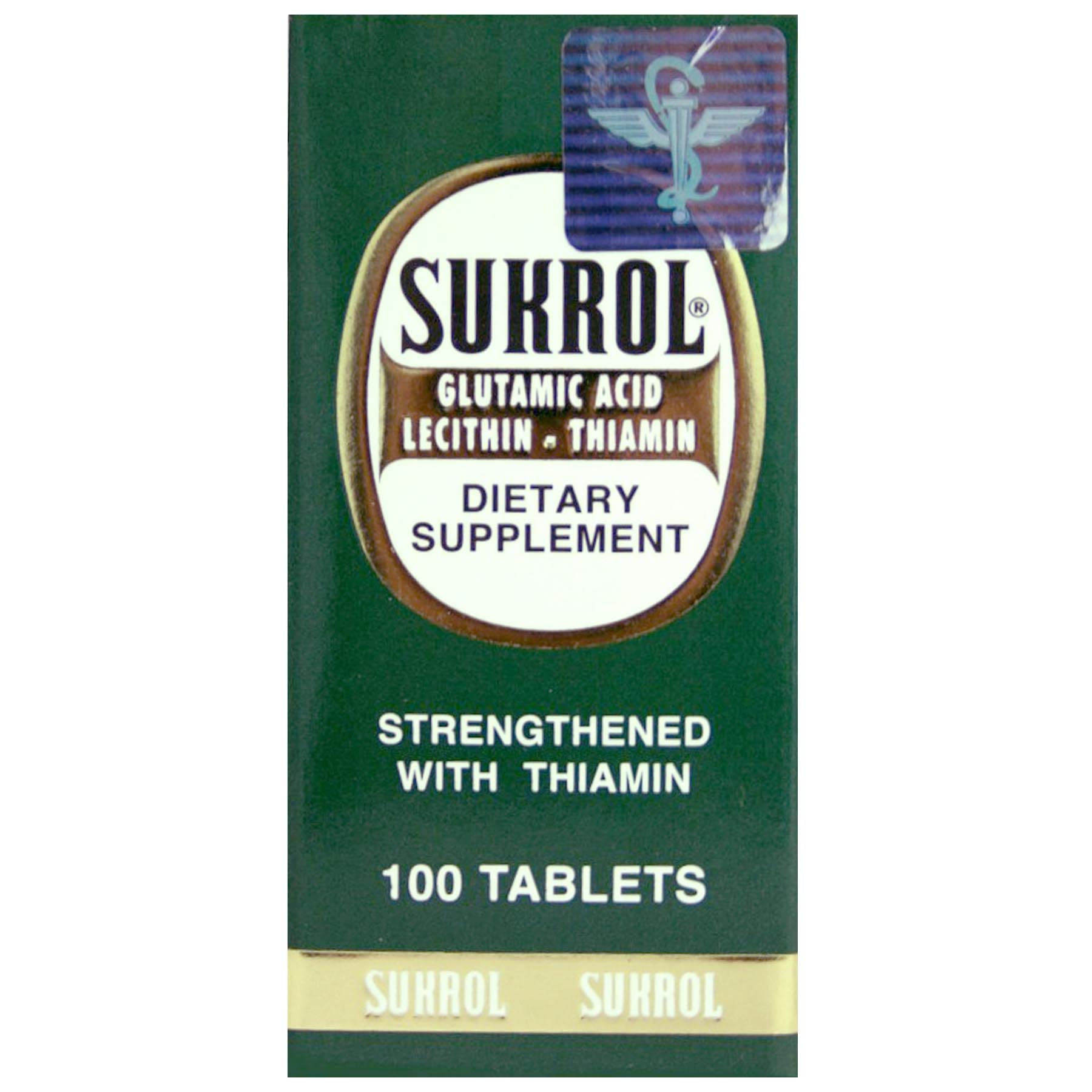 Sukrol, Vitamin, Improve Healthy Brain Function, 100 Tablets, Bottle Sukrol buy supplements canada