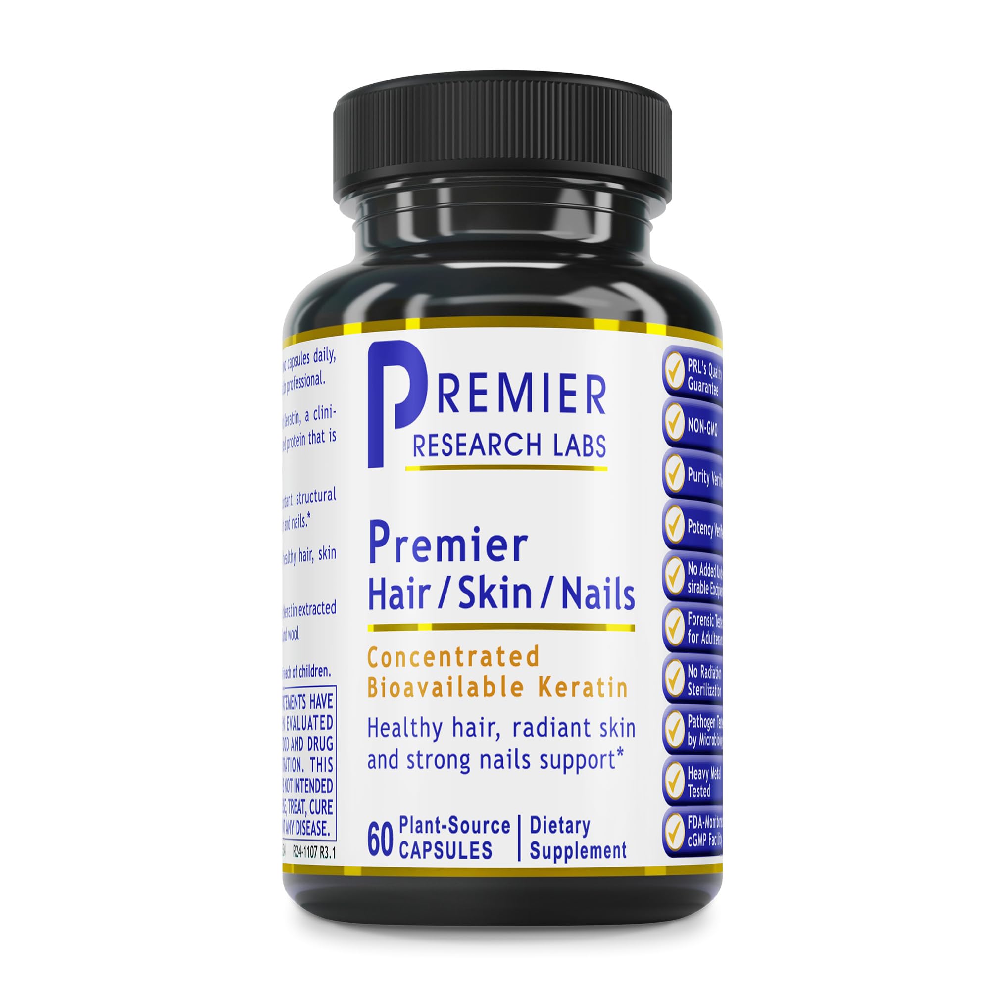 Premier Research Labs Premier Hair/Skin/Nails - Hair Growth Supplement for Women & Men with Keratin, Vitamins for Hair Growth, Beauty from Within for Hair, Skin and Nails - 60 Vegetarian Capsules Premier Research Labs buy supplements canada