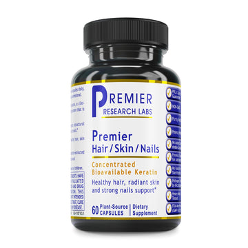 Premier Research Labs Premier Hair/Skin/Nails - Hair Growth Supplement for Women & Men with Keratin, Vitamins for Hair Growth, Beauty from Within for Hair, Skin and Nails - 60 Vegetarian Capsules Premier Research Labs buy supplements canada