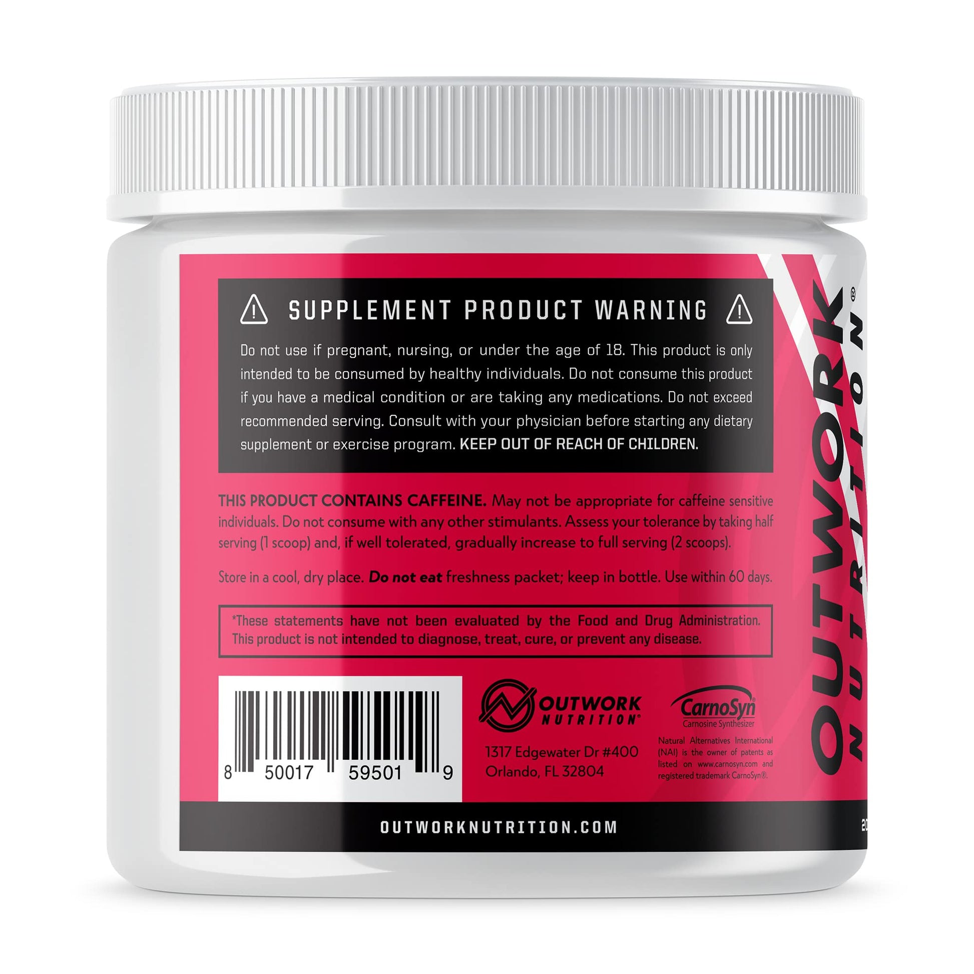 Outwork Nutrition Pre-Workout Supplement with Nootropics - Energy & Mental Focus Outwork Nutrition buy supplements canada