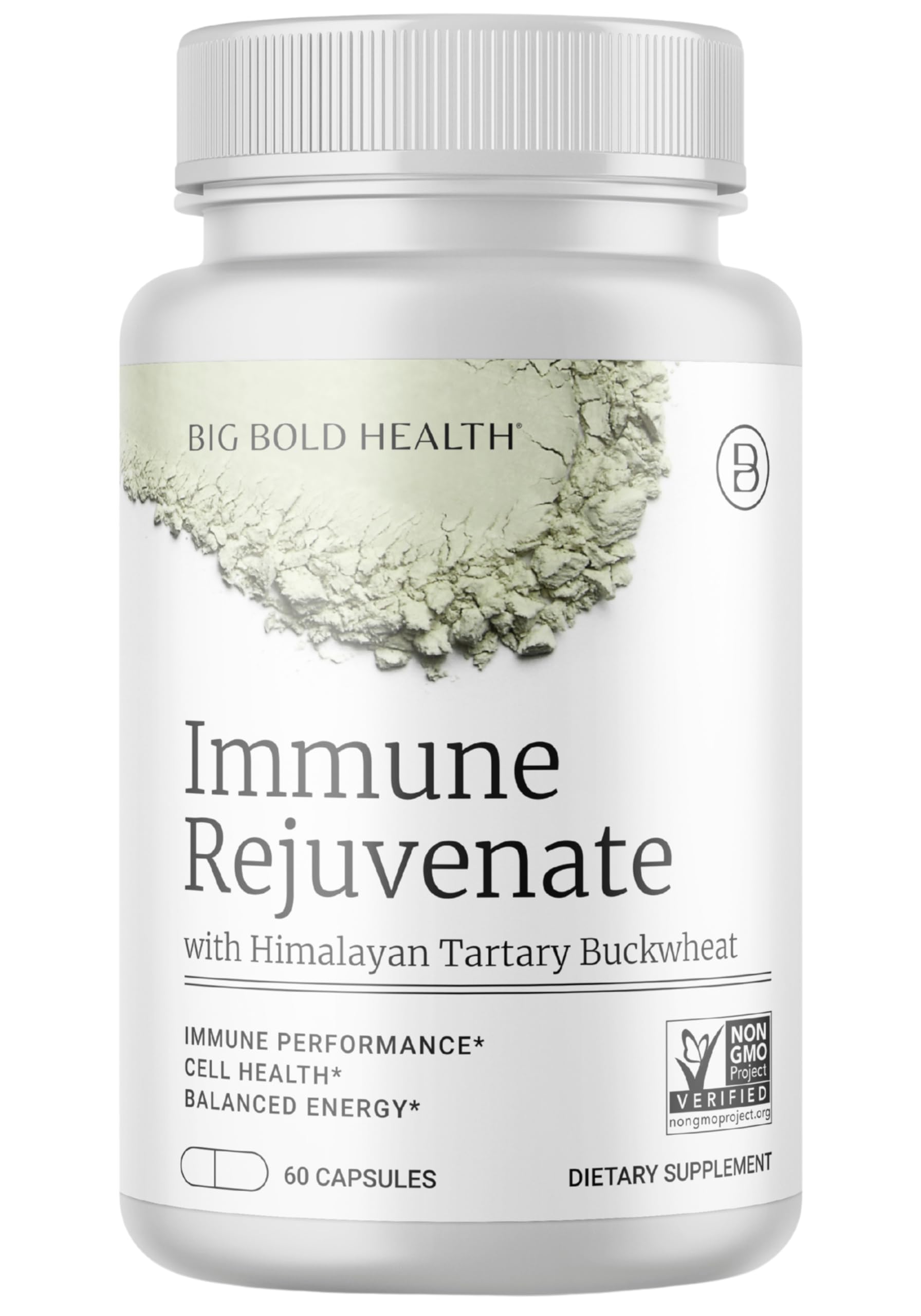 BIG BOLD HEALTH HTB Immune Rejuvenate - Polyphenols Supplement for Immune Support with Himalayan Tartary Buckwheat - Gluten Free, Dairy Free, Non-GMO Formula - 60 Vegetarian Capsules BIG BOLD HEALTH buy supplements canada