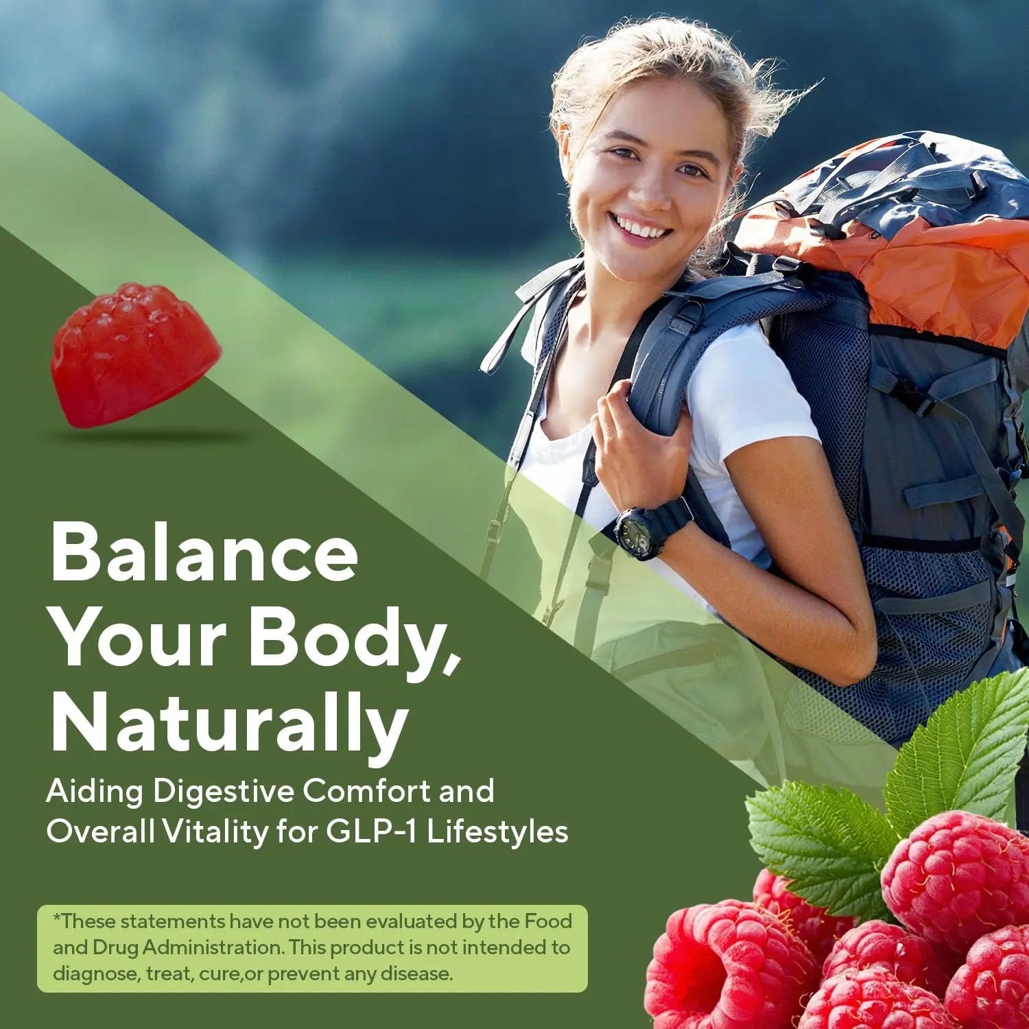 NuVa GLP-1 Support Multivitamin Gummies for Men & Women: Raspberry, Sugar-Free, 3g Fiber for Digestion & Gut Health NuVa buy supplements canada