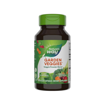 Nature's Way Garden Veggies, Veggie Powder Blend, 900 mg per 2-Capsule Serving, 60 Vegan Capsules Nature's Way buy supplements canada