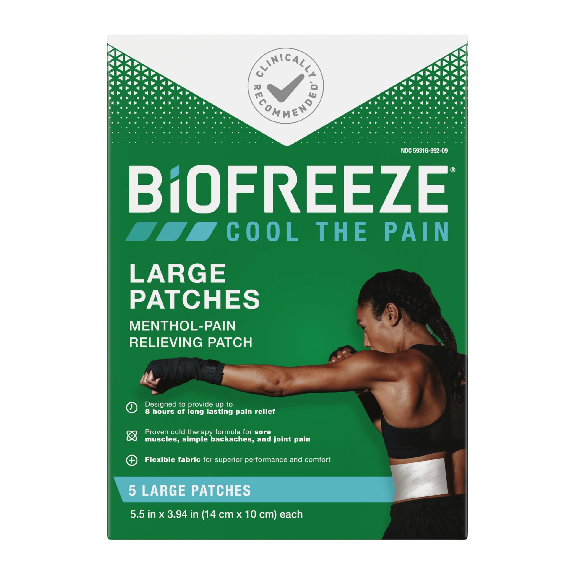 Biofreeze Menthol Pain Relieving Patches (5 Patches Per Box) Up To 8 Hours Of Pain Relief From Sore Muscles, Arthritis, Backaches, Spains, Bruises, Strains And Joint Pain (Package May Vary) Biofreeze buy supplements canada