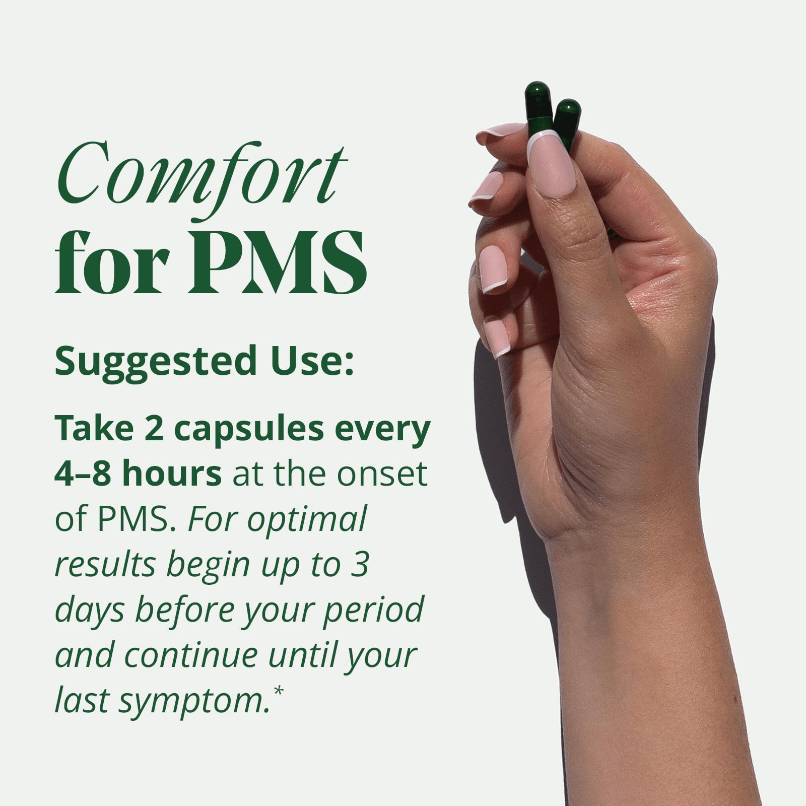 PMS & Period Relief - Menstrual Cramp Relief: No More Period Cramps, Mood Swings, or Bloating. PMS Supplement for Happy Hormones and Period Relief. (40 Count) Semaine buy supplements canada