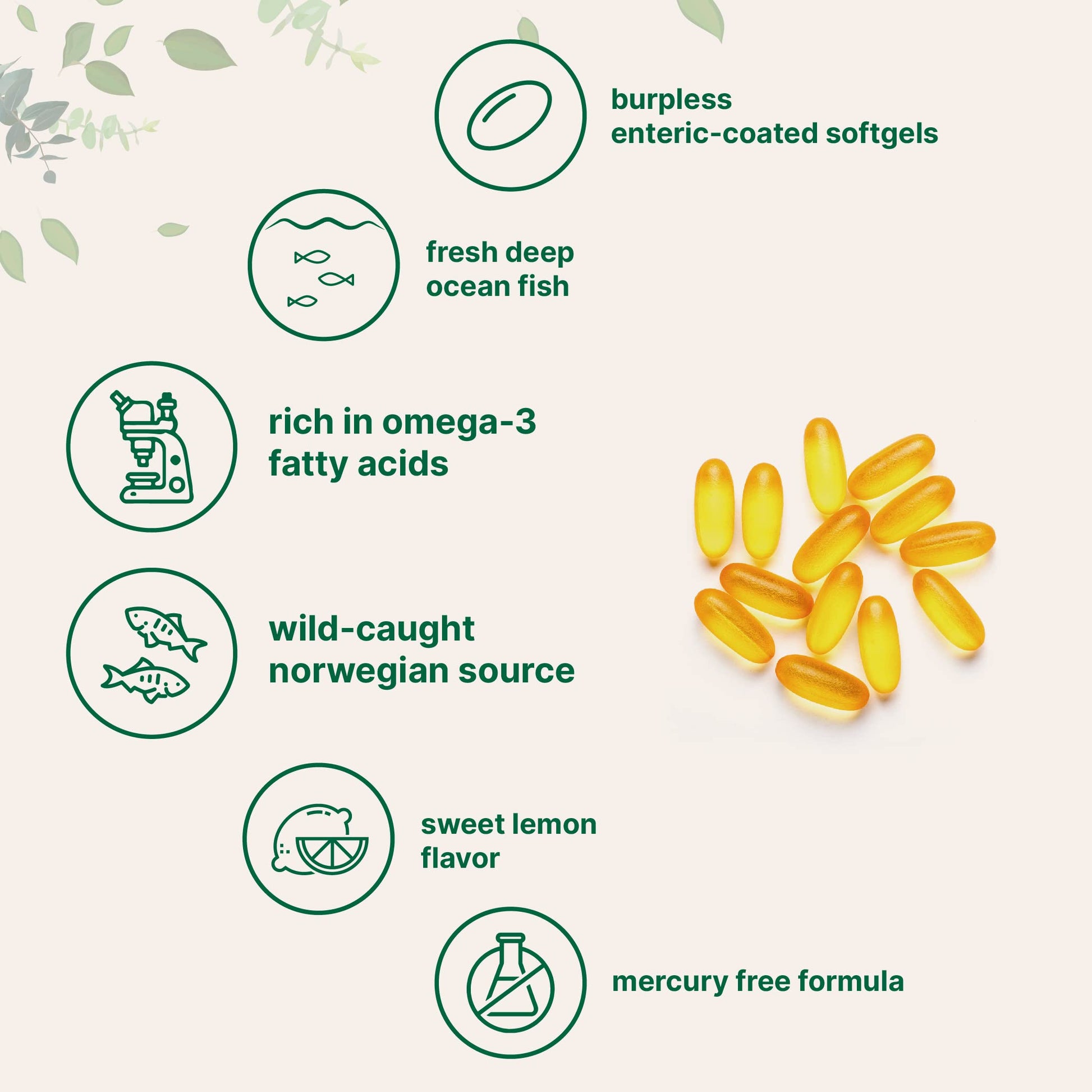 Omega 3 Fish Oil DHA Supplements 1000mg with EPA 500mg, 200 Softgels Micro Ingredients buy supplements canada
