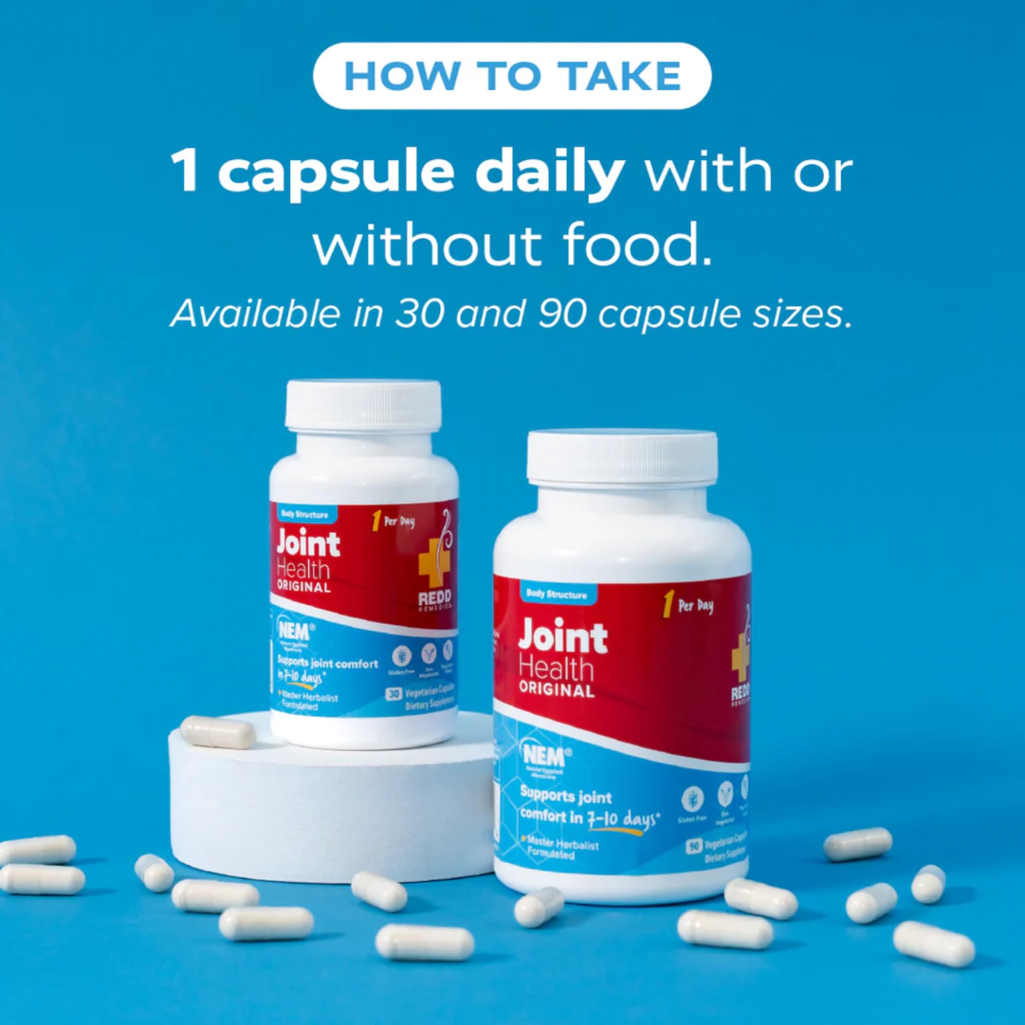 Redd Remedies Joint Health Original, 90 Capsules, and Calcium Mag + D, 120 Capsules Redd Remedies buy supplements canada