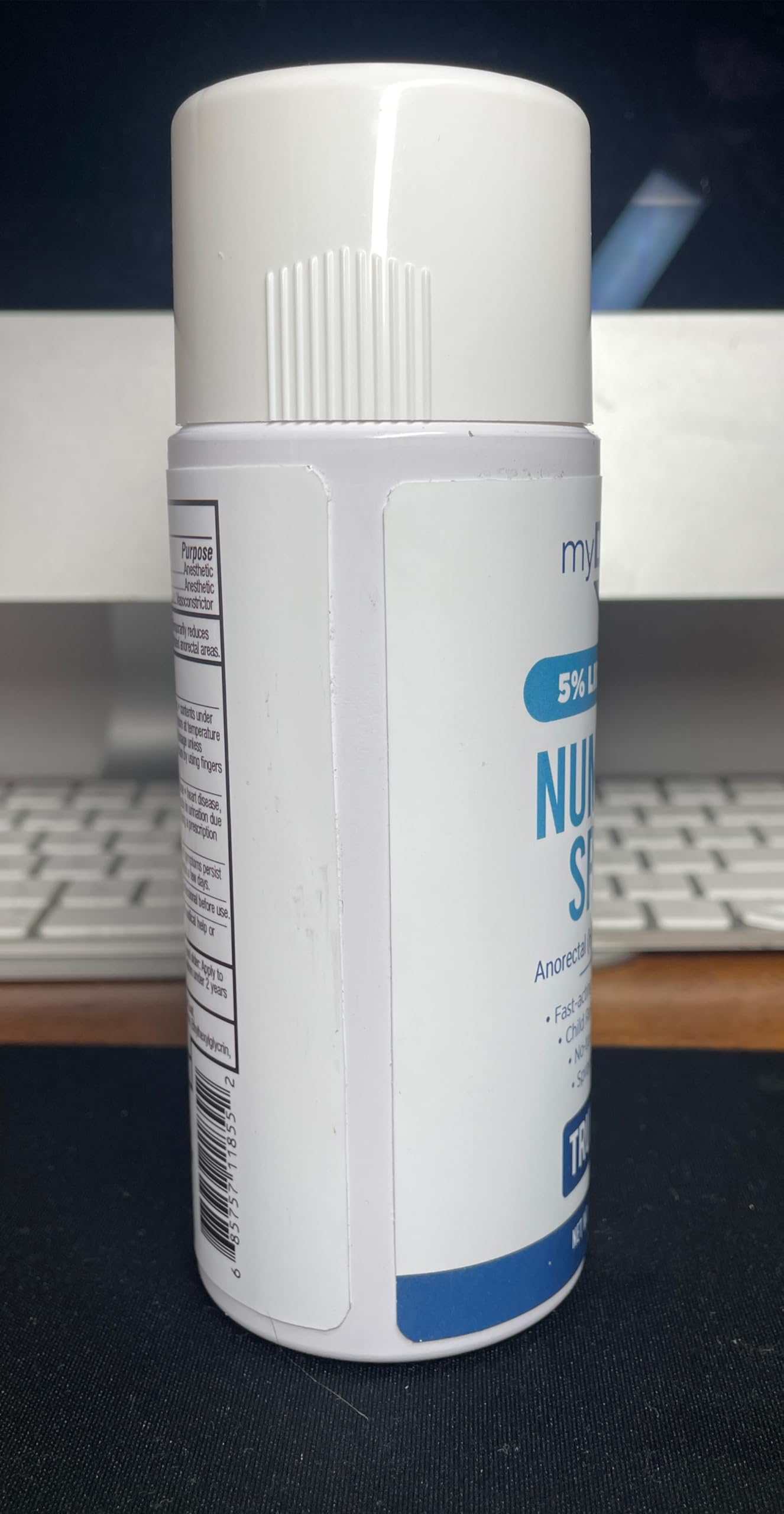 Myderm Medical Numbing Spray - 4.5oz - Maximum Strength 5% Lidocaine with Phenylephrine HCl and Witch Hazel - Fast-Acting Reliever with A Touch-Free Application - First Aid Supplies - Made in USA Myderm buy supplements canada