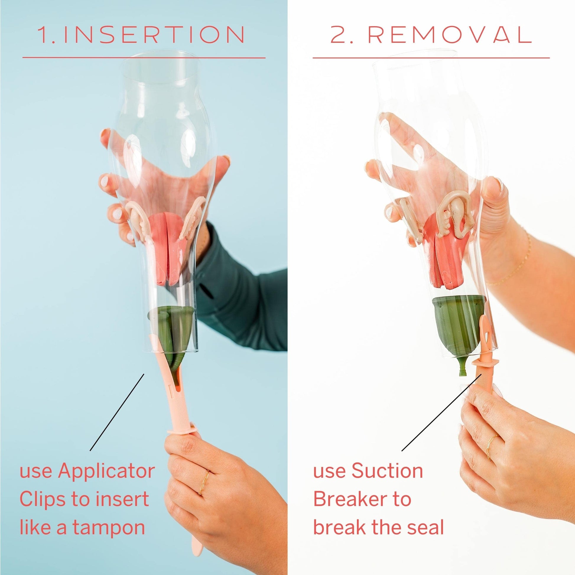 Pixie Menstrual Cup & Tampon Applicator + Period Cup Remover - Make Insertion & Removal Easy Pixie Cup buy supplements canada