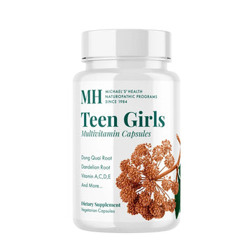 MICHAEL'S Health Naturopathic Programs Teen Girls Multivitamin - 120 Vegetarian Capsules - Nutrients for Healthy Growth & Development MICHAEL'S buy supplements canada
