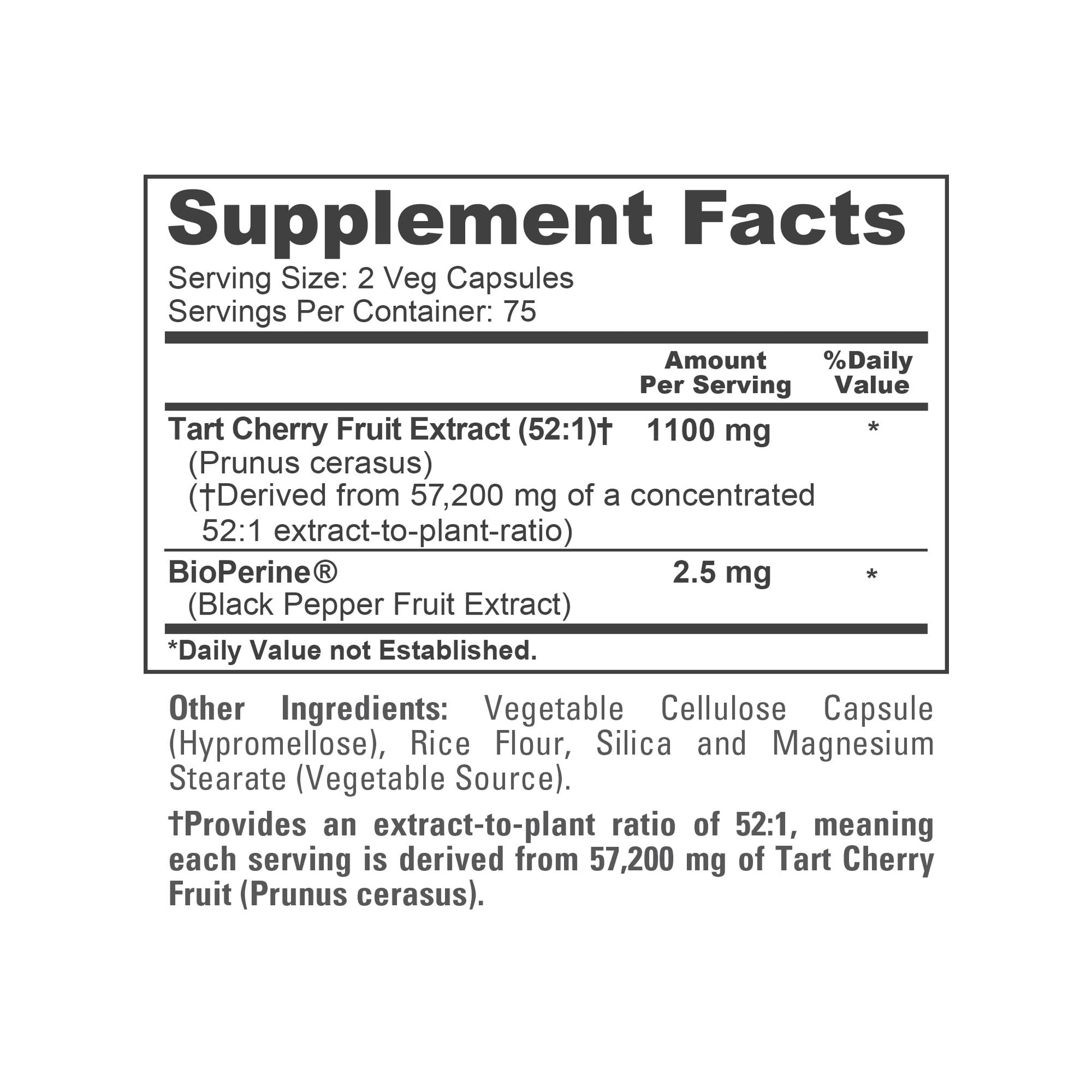 NusaPure Tart Cherry 57,200mg per Caps, 150 Count, Vegan, Non-GMO, Gluten Free NusaPure buy supplements canada