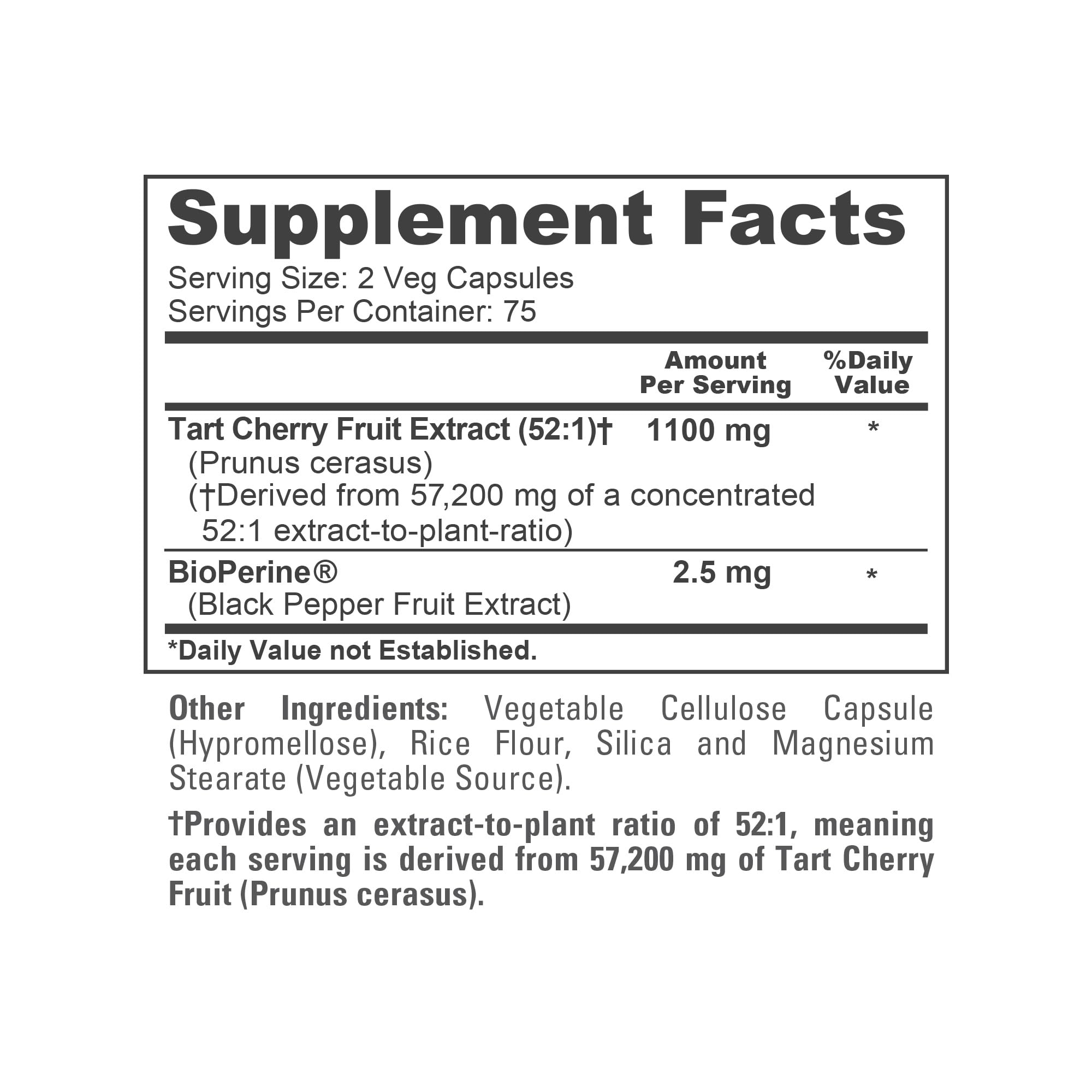 NusaPure Tart Cherry 57,200mg per Caps, 150 Count, Vegan, Non-GMO, Gluten Free NusaPure buy supplements canada