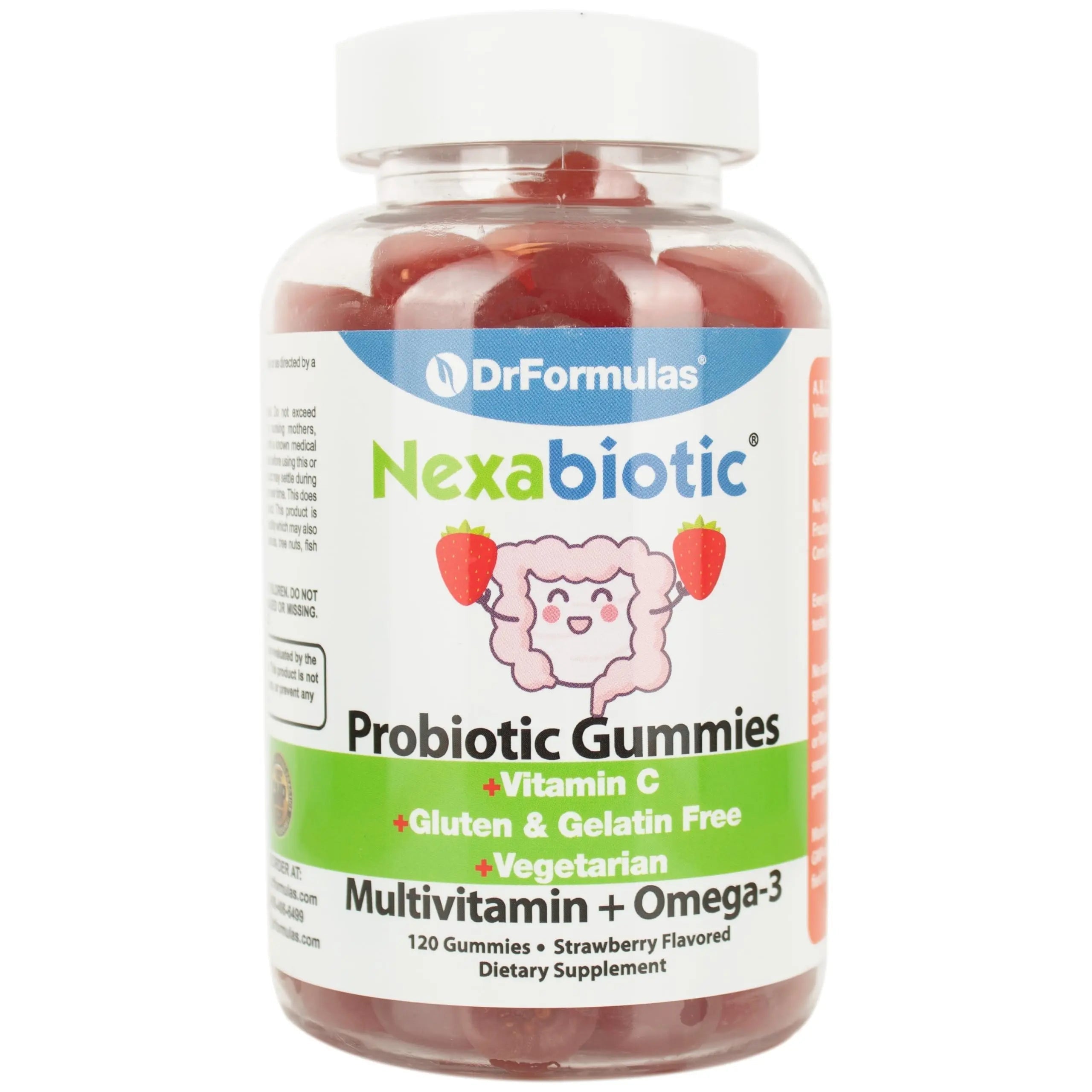 DrFormulas Multivitamin Gummies with Omega 3 and Probiotics for Kids and Adults with Vitamin C | Nexabiotic with Vitamin A, C, D3, E, B6, B12 DrFormulas buy supplements canada