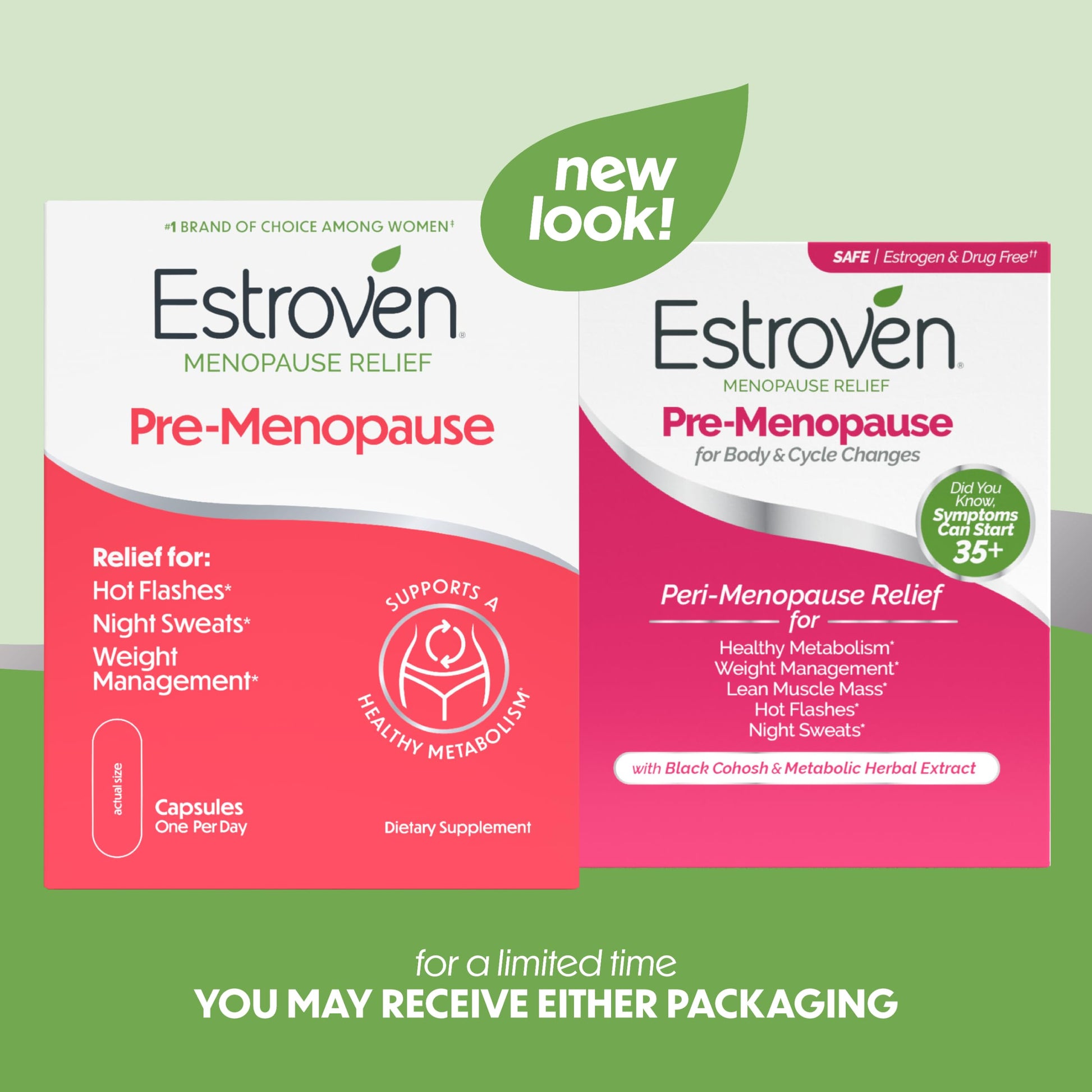 Estroven Pre-Menopause Relief, 30 Ct., Clinically Proven Ingredients, Provides Menopause Relief plus Night Sweats & Hot Flash Relief, Drug-Free or Estrogen Free Estroven buy supplements canada