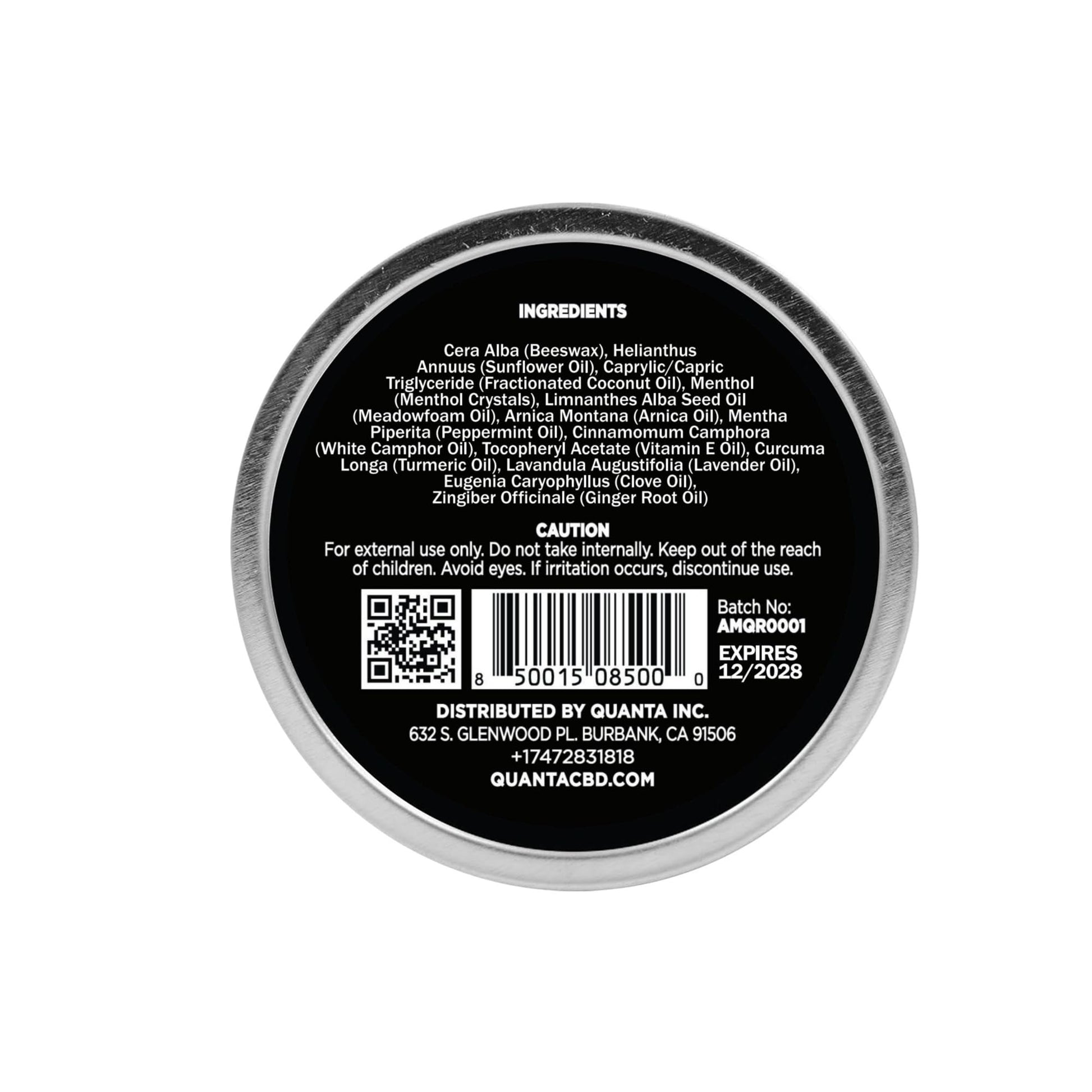 Quanta Muscle Rub - Coconut Oil, Vitamin E, Arnica, Ginger Root, Turmeric & Lavender – 1 oz Quanta buy supplements canada