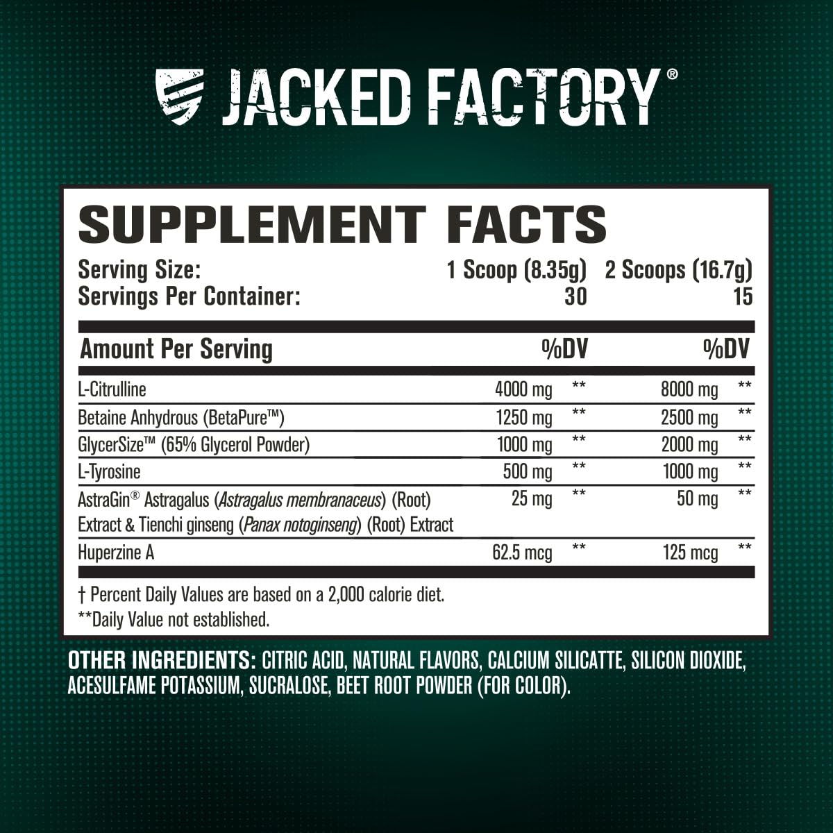 Jacked Factory Pumpsurge Caffeine Free Pre Workout for Men & Women - Booster & Stim Free Pre Workout - Intense Pumps, Enhanced Focus - 30 Servings, Cherry Limeade 8.83oz Jacked Factory buy supplements canada