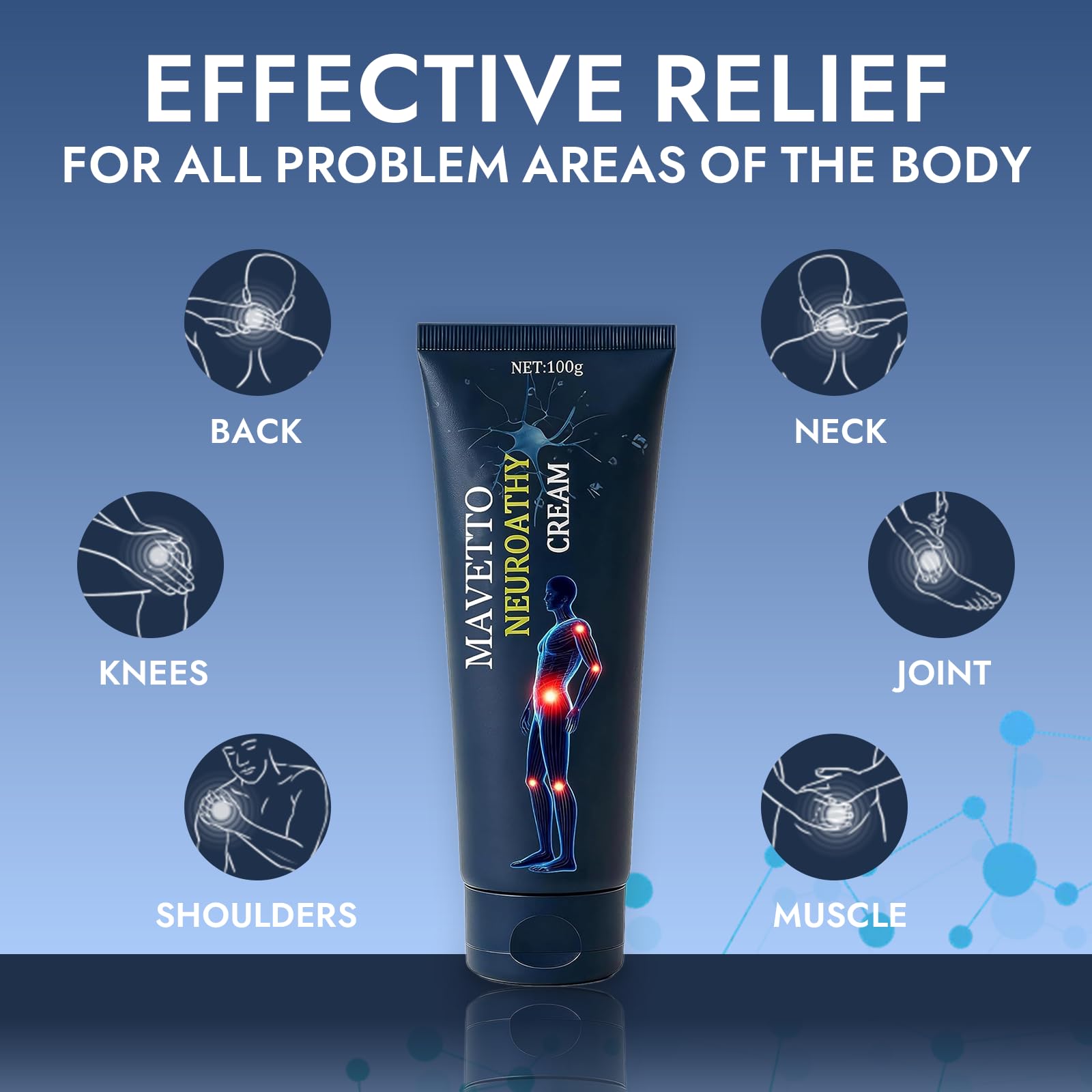 Bare Basics MAVETTO Neuropathy Relief Cream, Neurosoothe Formula Nerve Cream, Contains Capsaicin, Arnica, Menthol, MSM and Glucosamine, Improve Joint Discomfort, Increase Mobility (2pcs) Bare Basics buy supplements canada