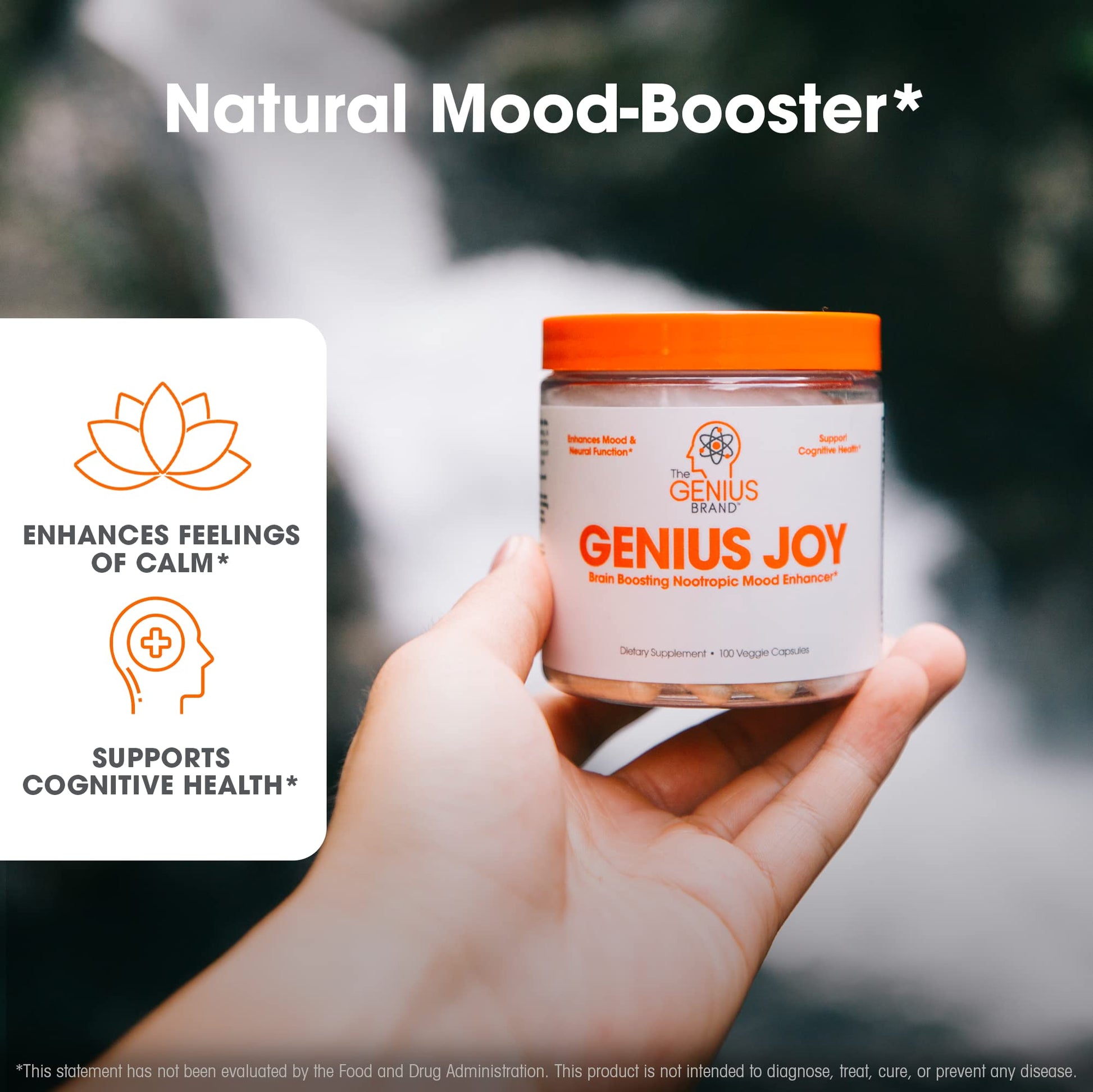 Genius Joy, Nootropic Mood Enhancer Supplement - Support Cognitive Health The Genius Brand buy supplements canada