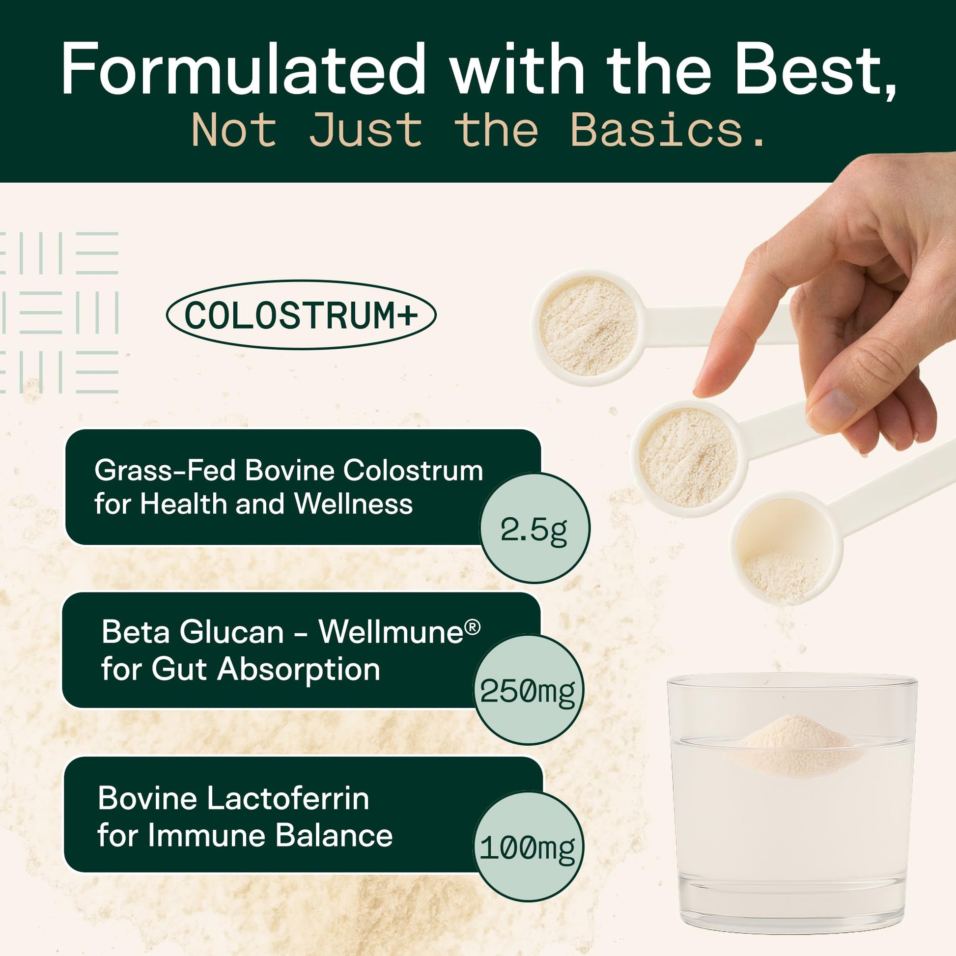 Adapt Naturals Colostrum Supplement with Lactoferrin & Beta-Glucan, Bio-Avail Grass Fed Bovine Colostrum Powder for Gut Health, Immune Support & Vitality | Non-GMO, 2500mg, Unflavored - 30 Days Supply ADAPT NATURALS BY CHRIS KRESSER buy supplements canada
