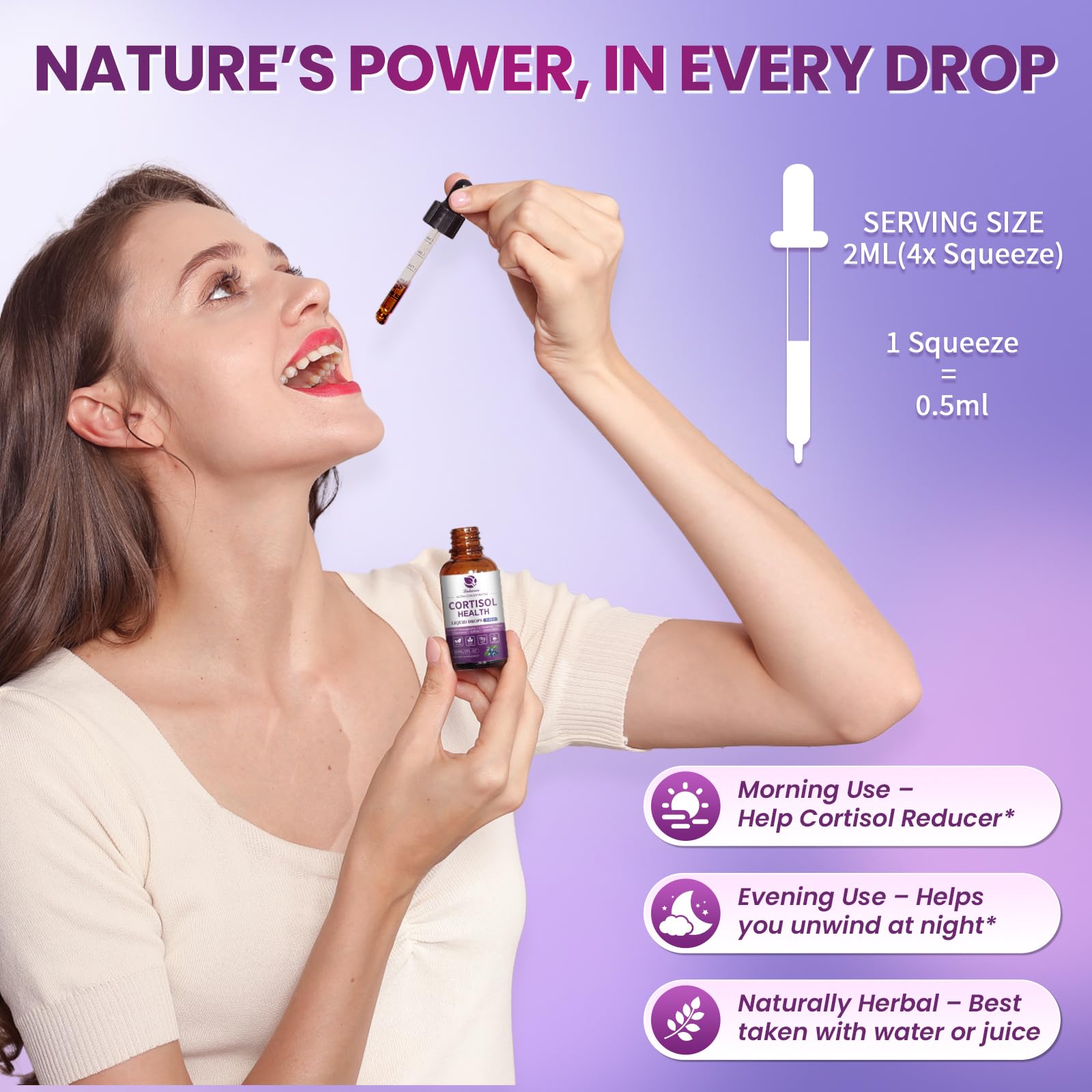 Cortisol Supplements for Women, Cortisol Reducer Manager Detox with KSM-66® Ashwagandha, Kava, Lemon Balm & Vitamin C B5 B6, Lower Cortisol, Hormone Harmony Liquid Drops, 2 FL.OZ, Blueberry Flavor Lukaree buy supplements canada