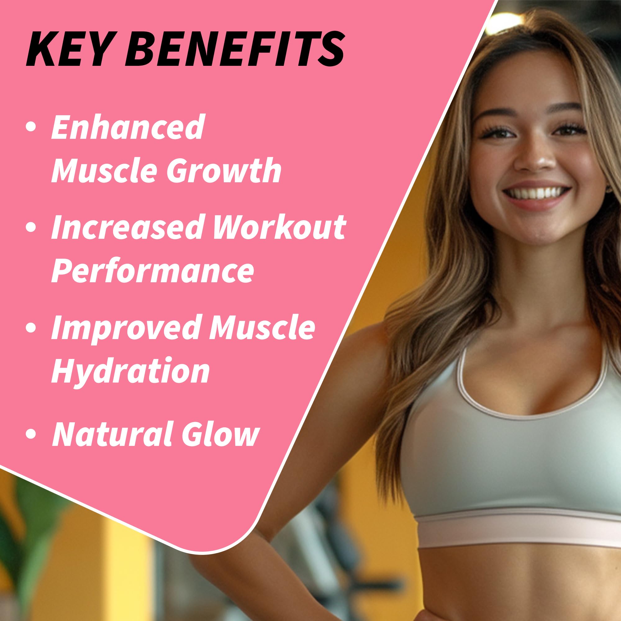 Creatine Supplement for Women's Booty Gains - Unflavored Micronized Creatine Peach Pump buy supplements canada