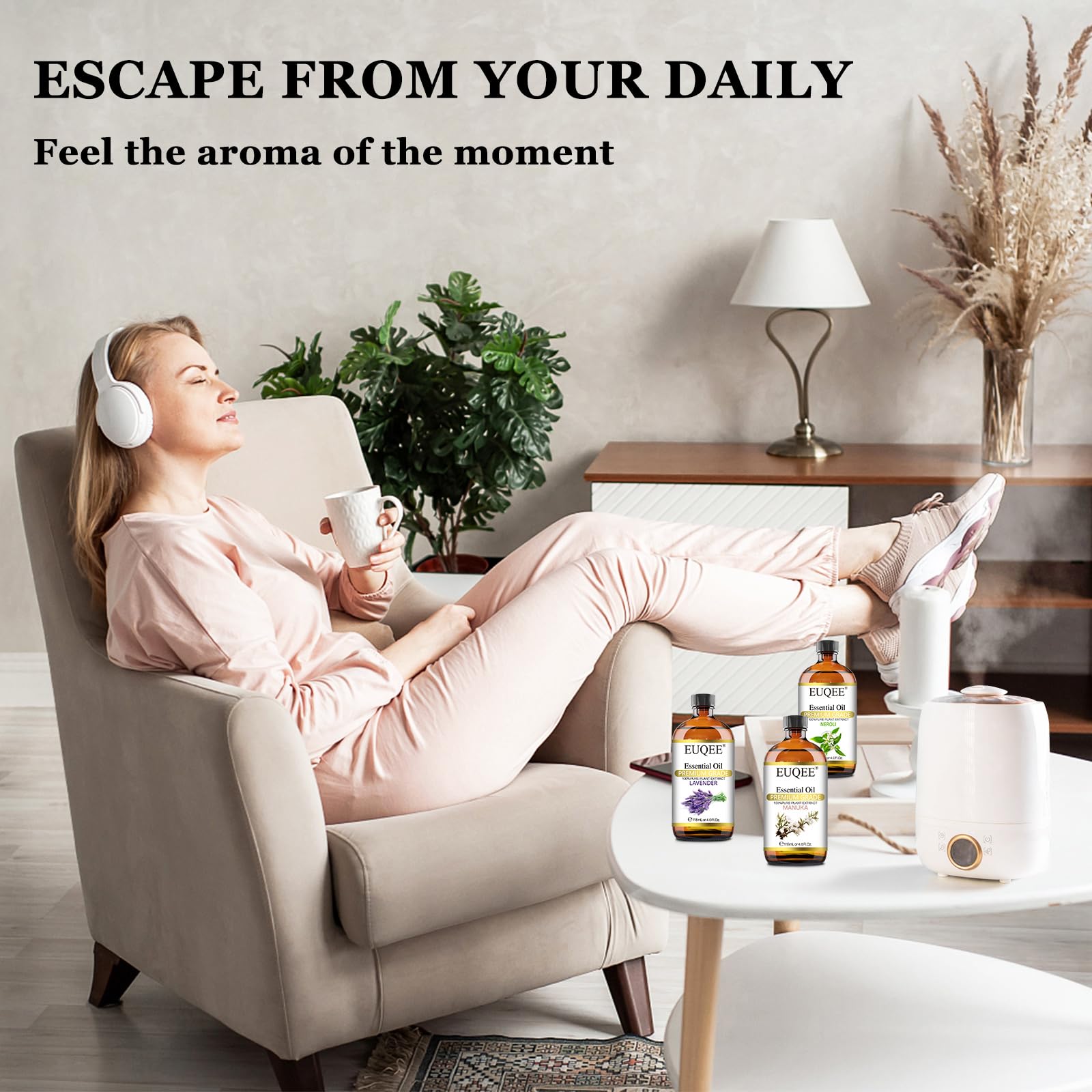 EUQEE Manuka Essential Oil 118ml Large Capacity Pure Manuka Oil with Glass Dropper for Skin EUQEE buy supplements canada
