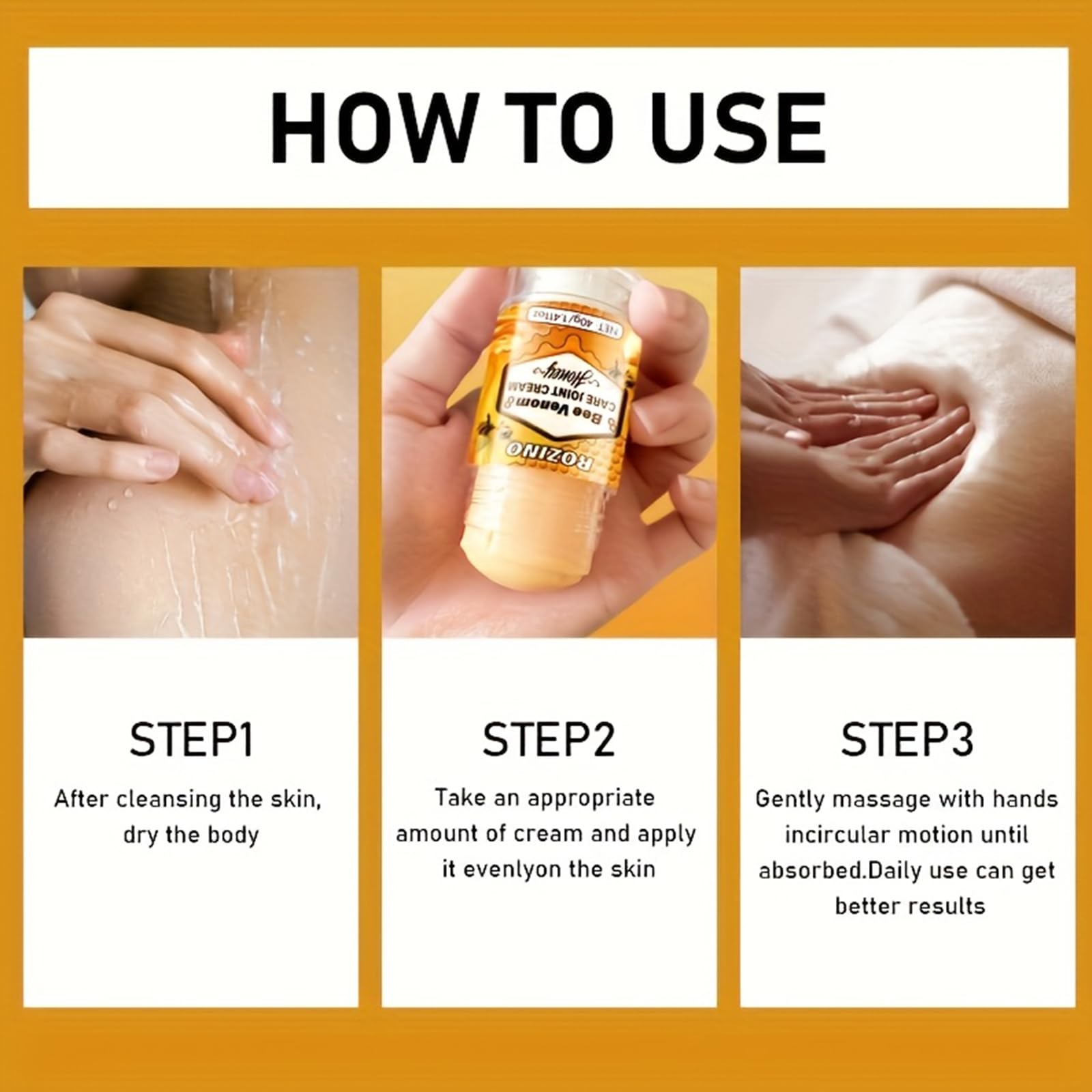 xiaoks 2PACK Bee Venom Care Joint Cream with Honey, 40g (1.411oz) - Natural Formula for Joint Comfort, Easy Application, Lightweight & Non - Greasy, Supports Joints with Daily Wear and Tear (2) xiaoks buy supplements canada
