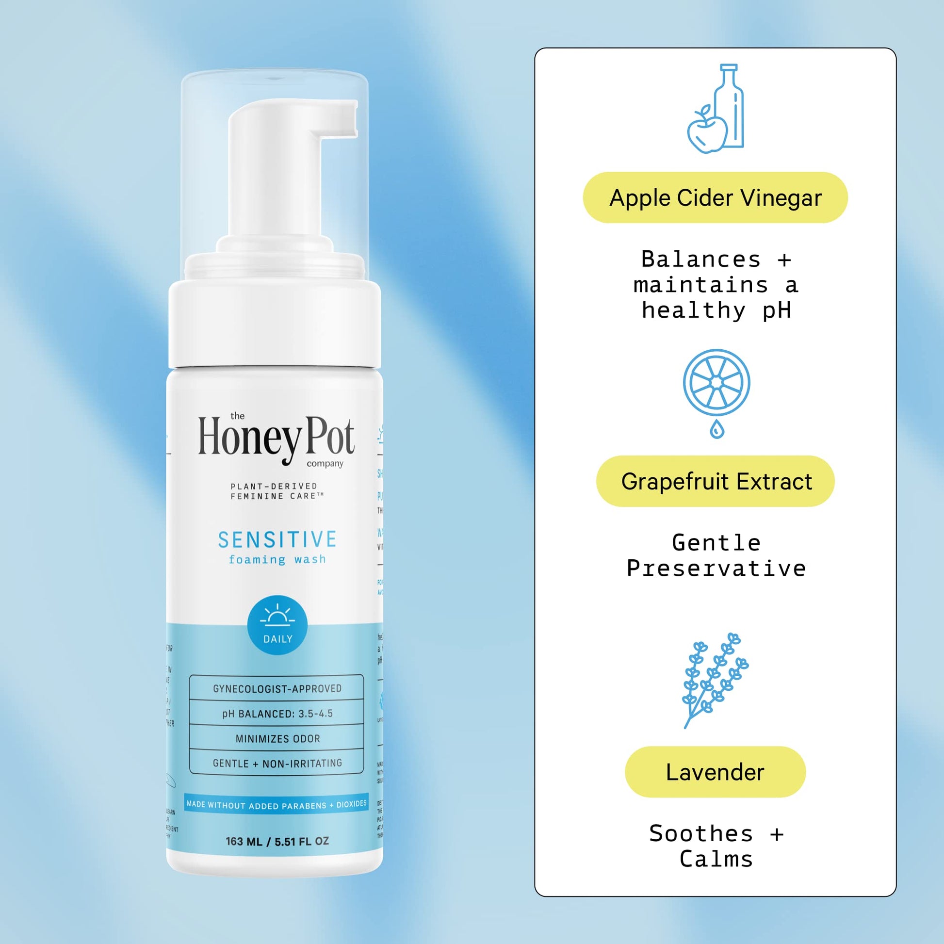 The Honey Pot Company - Feminine Wash & Feminine Wipe Bundle - Includes Unscented Ph Balance The Honey Pot Company buy supplements canada