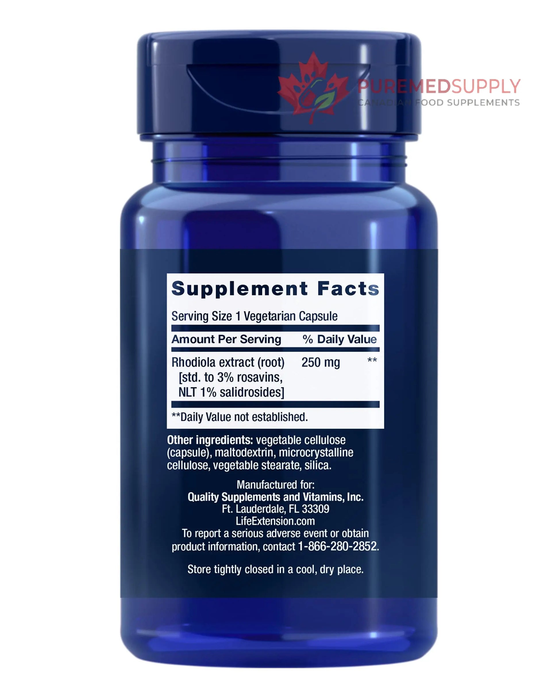 Life Extension Rhodiola and Ashwagandha Extract Bundle, Rhodiola rosea and ashwagandha Supplements, 60 Capsules Each Life Extension buy supplements canada