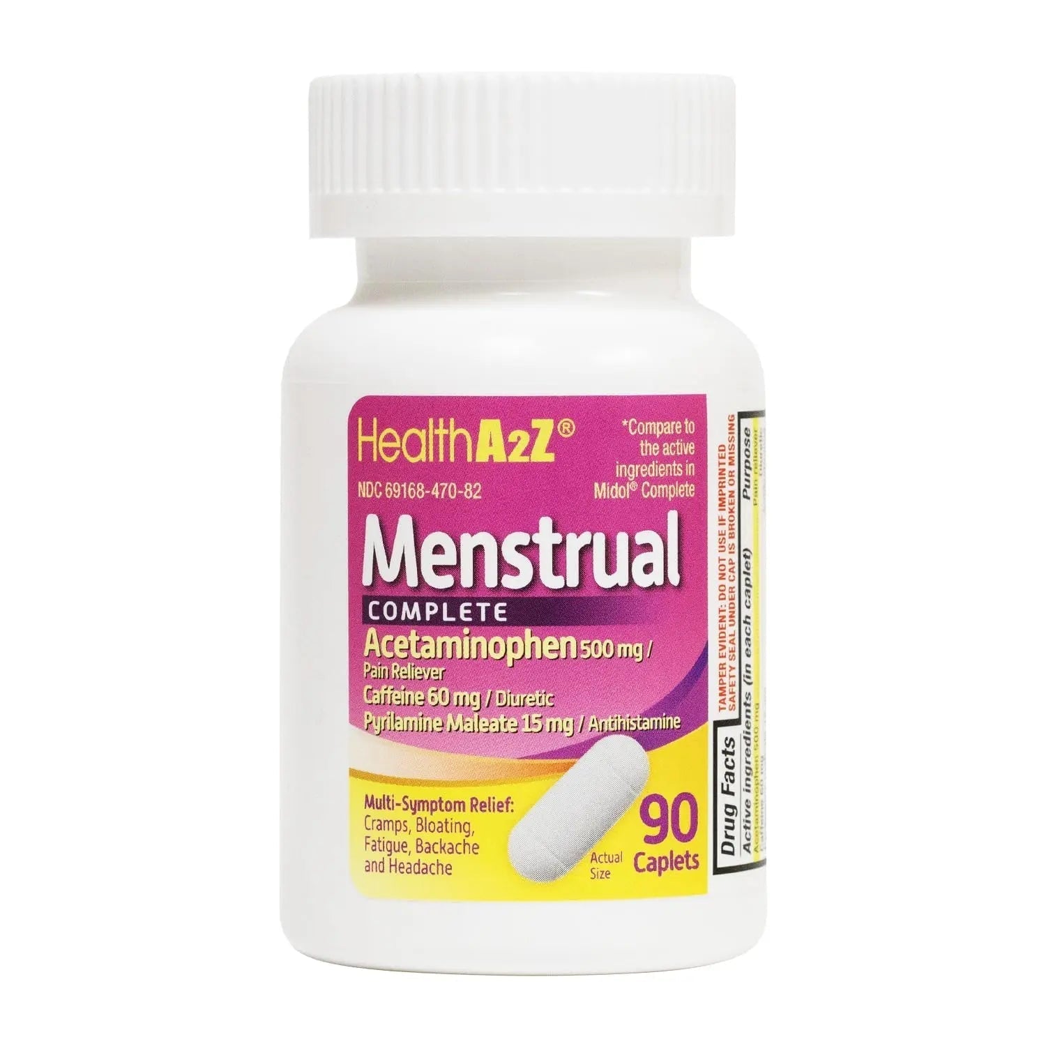 HealthA2Z® Menstrual Complete Pain Relief Tablets | Relieves Cramps, Bloating, Fatigue, Backache & Headache (90 Counts) HealthA2Z buy supplements canada