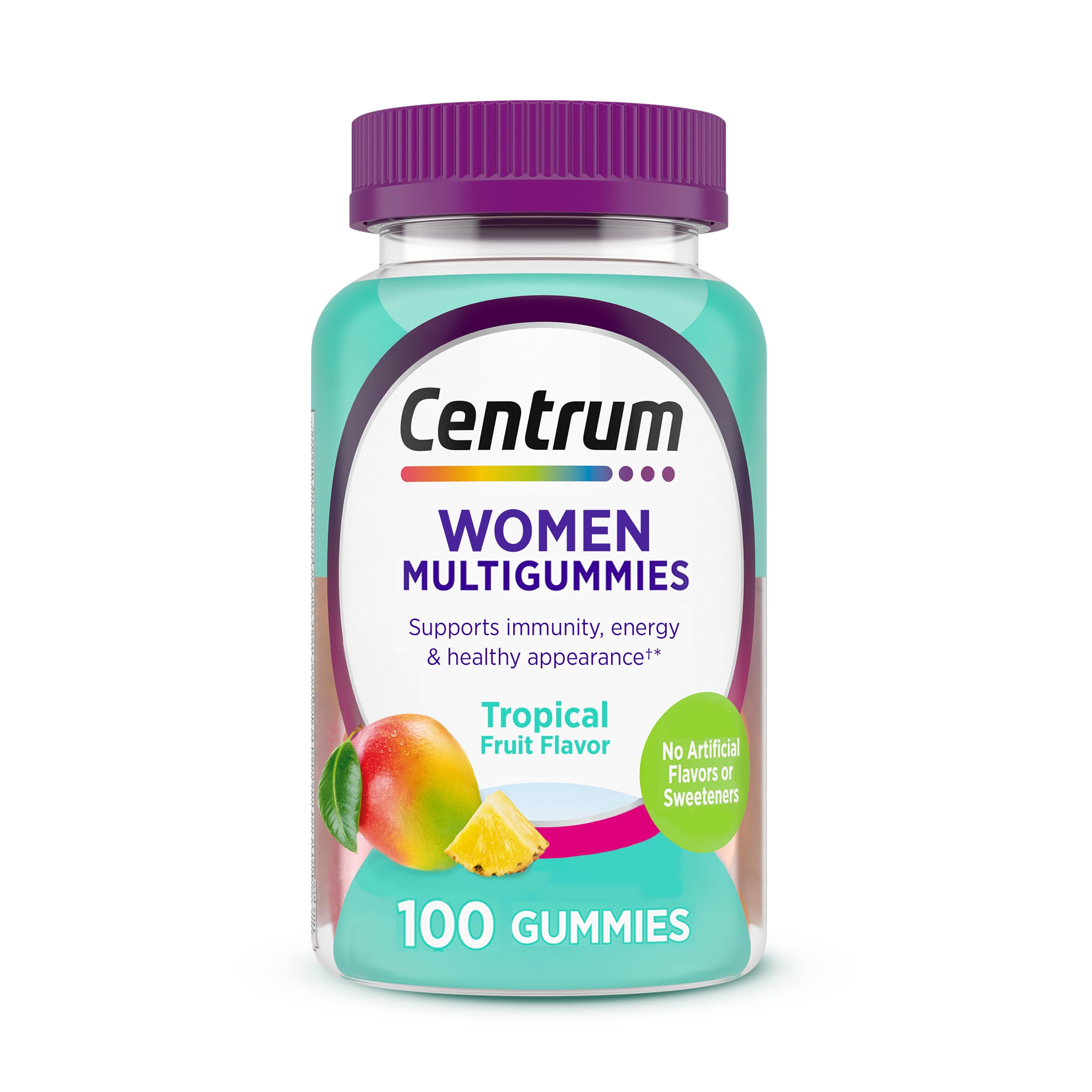 Centrum Women’s Multivitamin Gummies, Immune, Energy, Healthy Appearance Support, 100 Count, 50 Day Supply Centrum buy supplements canada