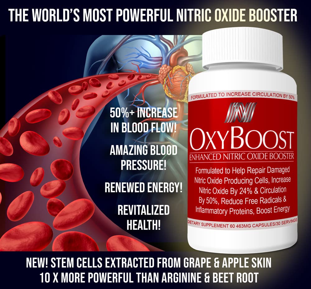 OxyBoost - Nitric Oxide Supplement (1 Bottle - 30 Servings) OxyNaturals buy supplements canada