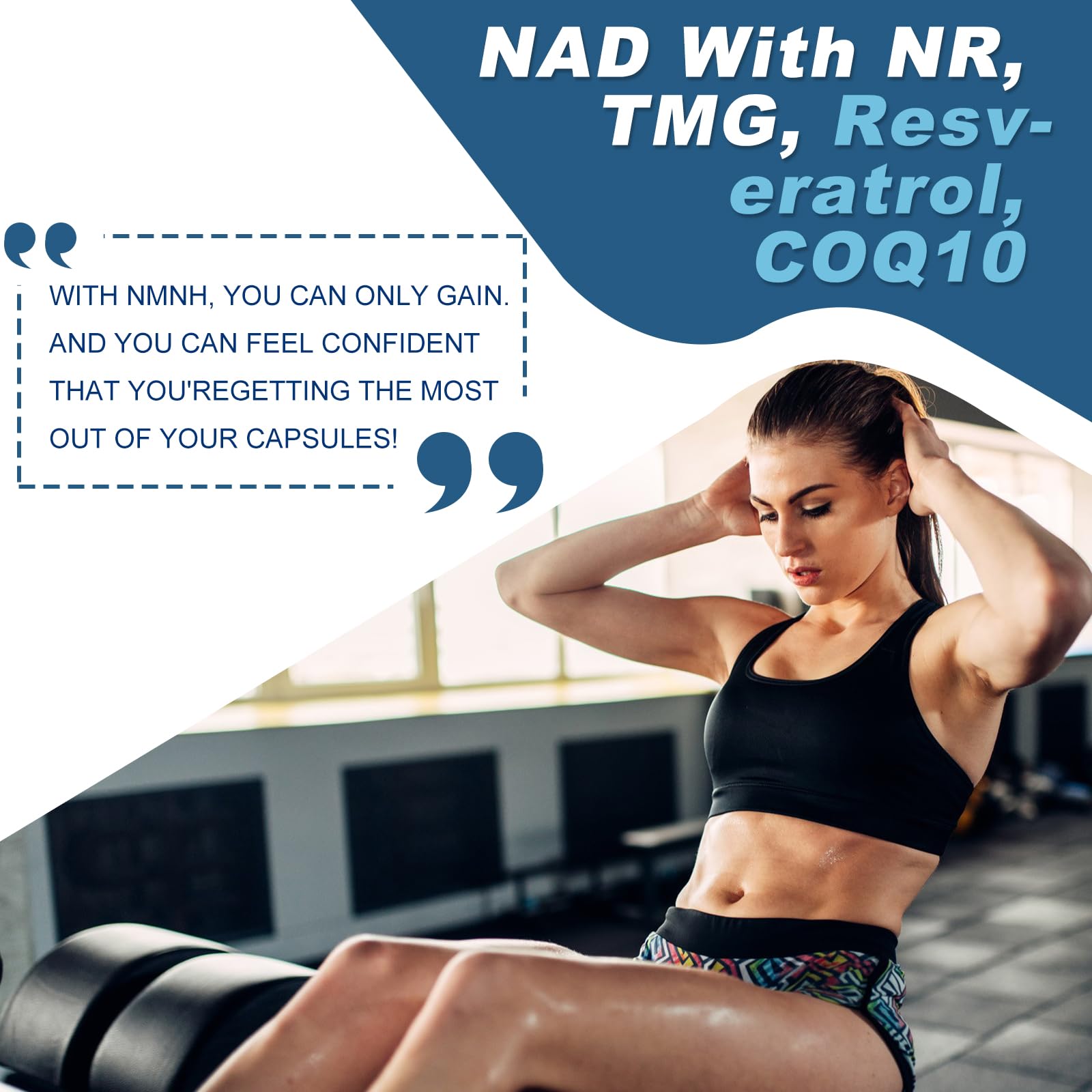 500mg NMNH, NMN Supplement Alternative with NR, TMG, Resveratrol, COQ10, NAD Supplement, Anti Aging, Energy, Boost NAD+ Levels, 60 Capsules inGreens buy supplements canada