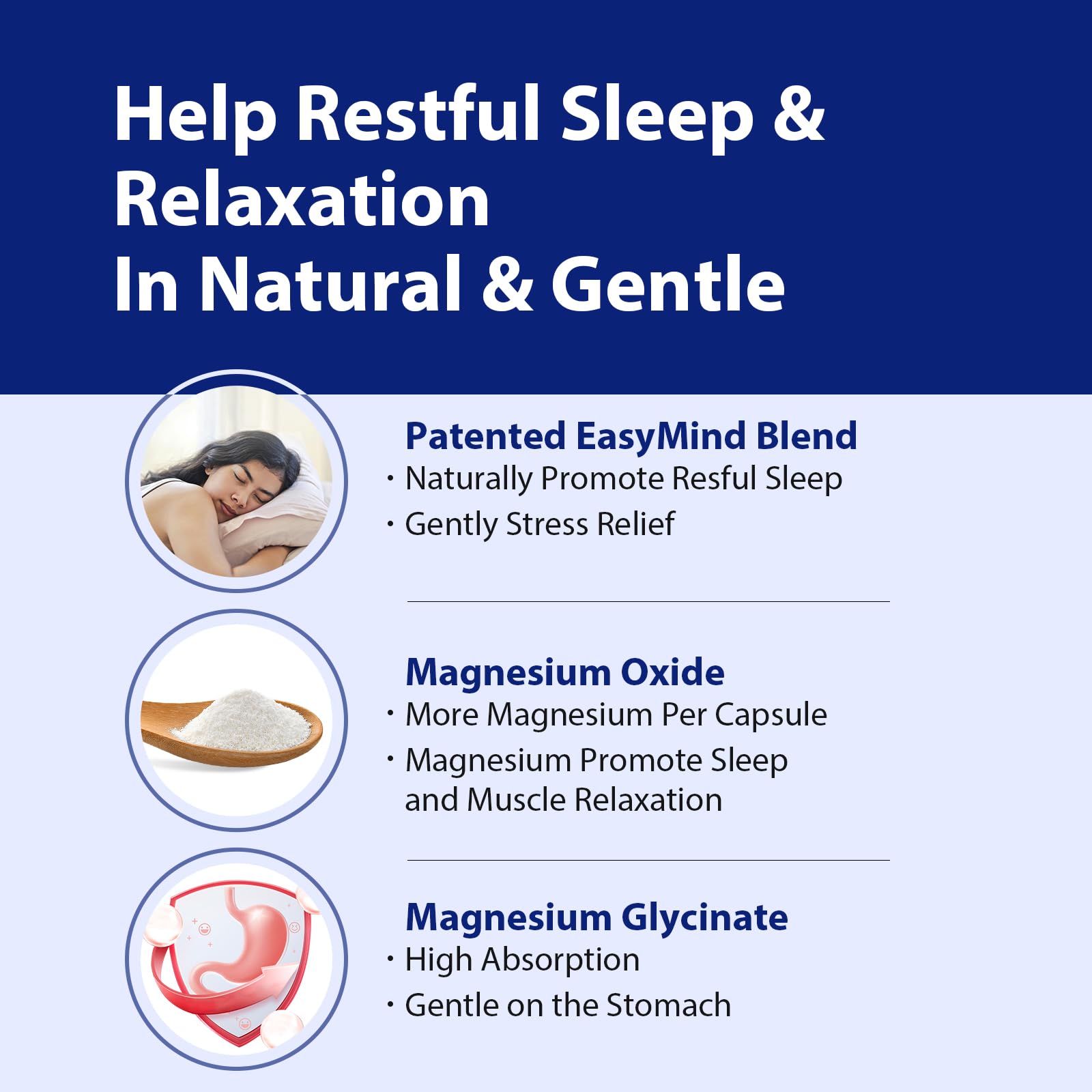 PureBotan Magnesium Oxide and Glycinate Extra Strength, Natural Sleep Aid Supplement EasyMind, High Absorption, Restful Sleep & Relaxation, Cortisol Lower, Natural-Gentle, Melatonin Free, 60 Capsules PureBotan buy supplements canada
