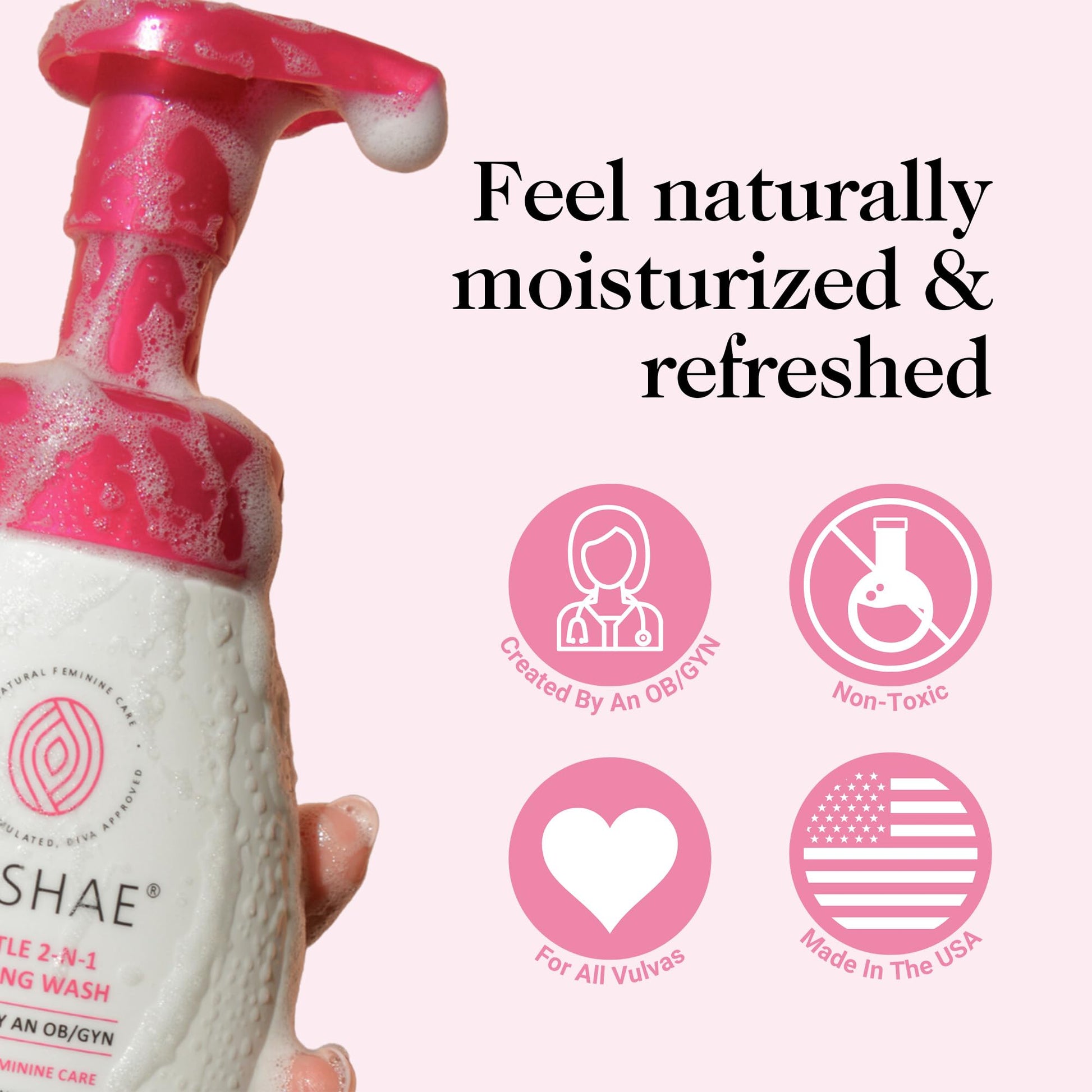 Kushae Gentle 2-in-1 Foaming Wash, pH Balance Feminine Wash for Optimal Hygiene Kushae buy supplements canada